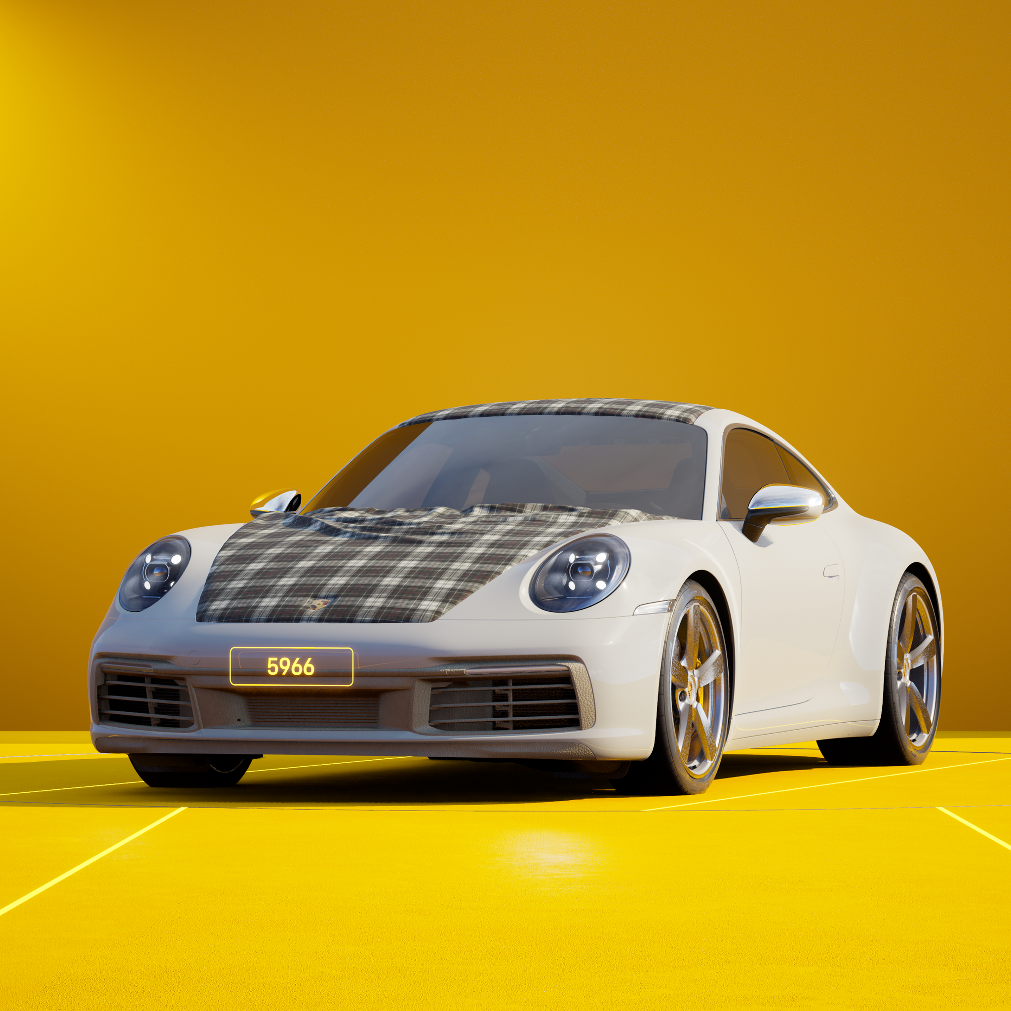 The PORSCHΞ 911 5966 image in phase