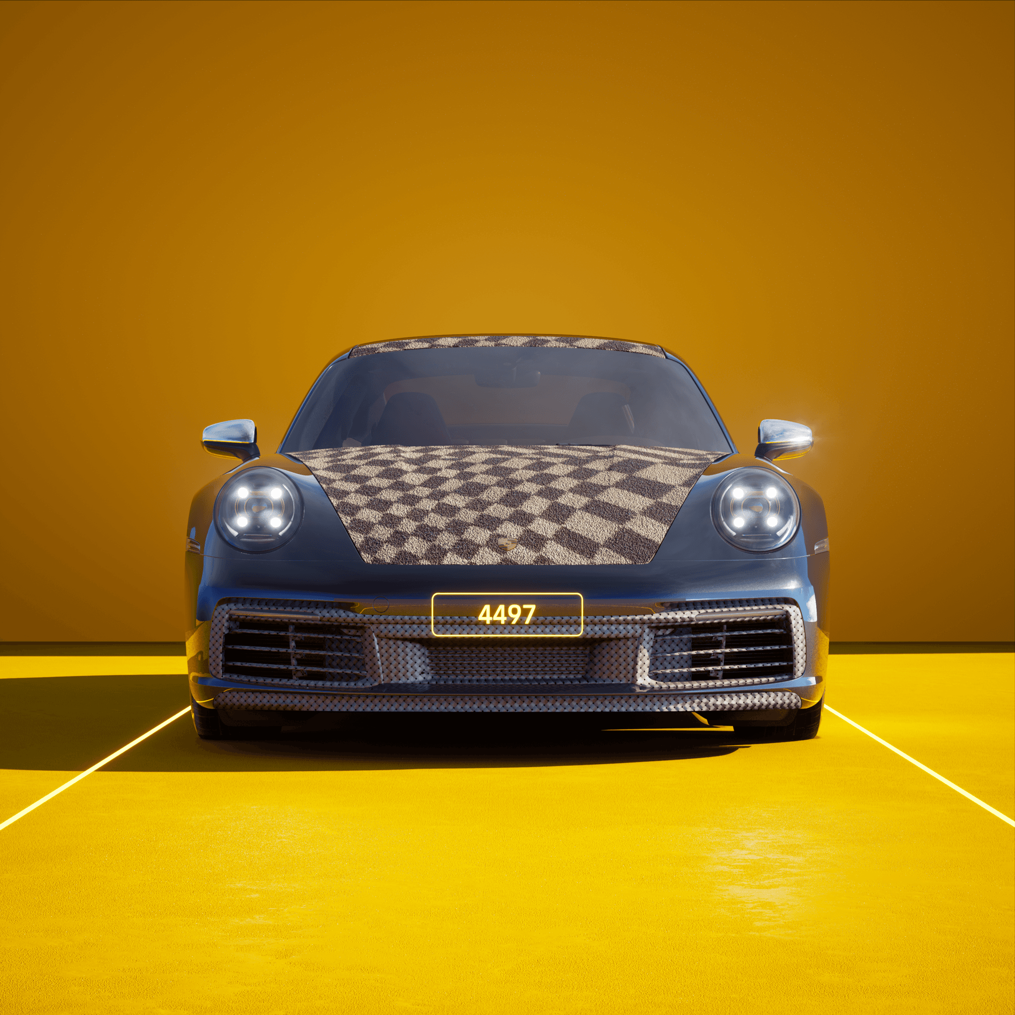 The PORSCHΞ 911 4497 image in phase