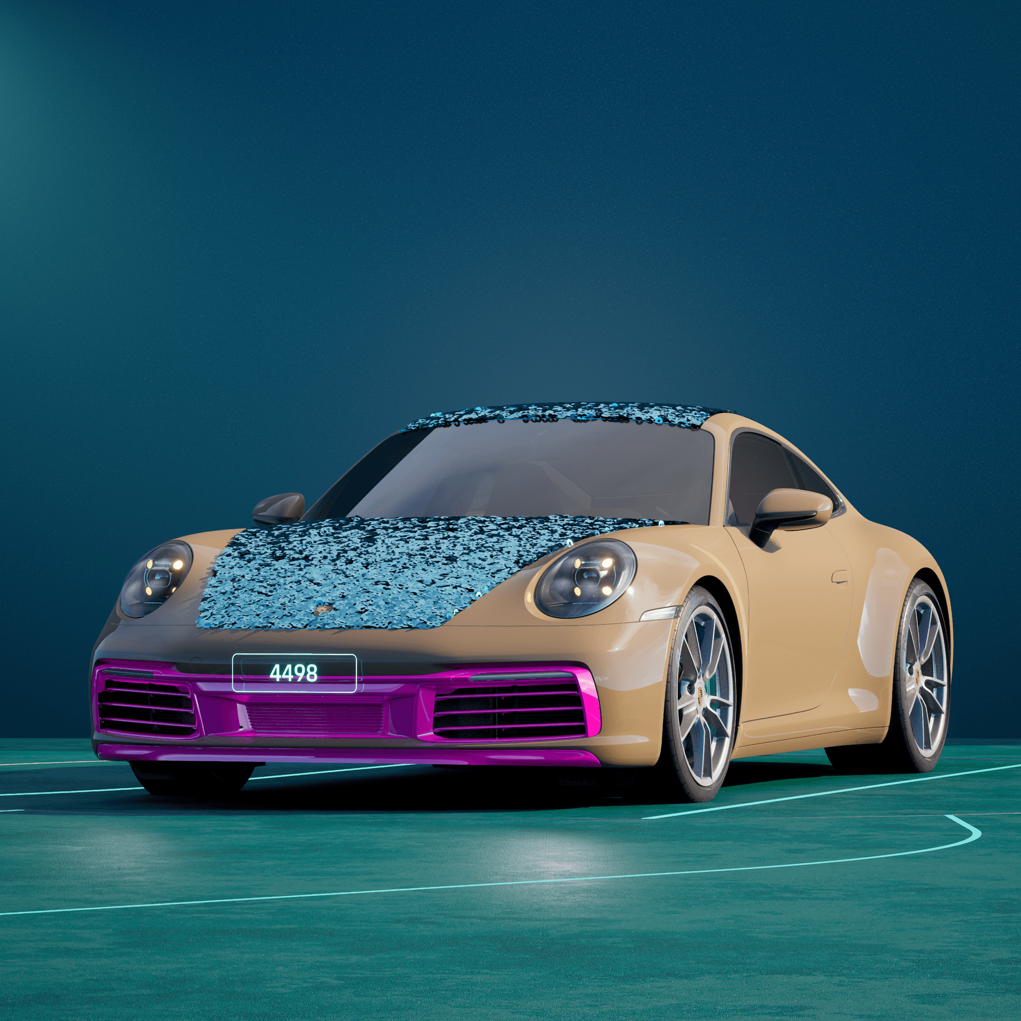 The PORSCHΞ 911 4498 image in phase