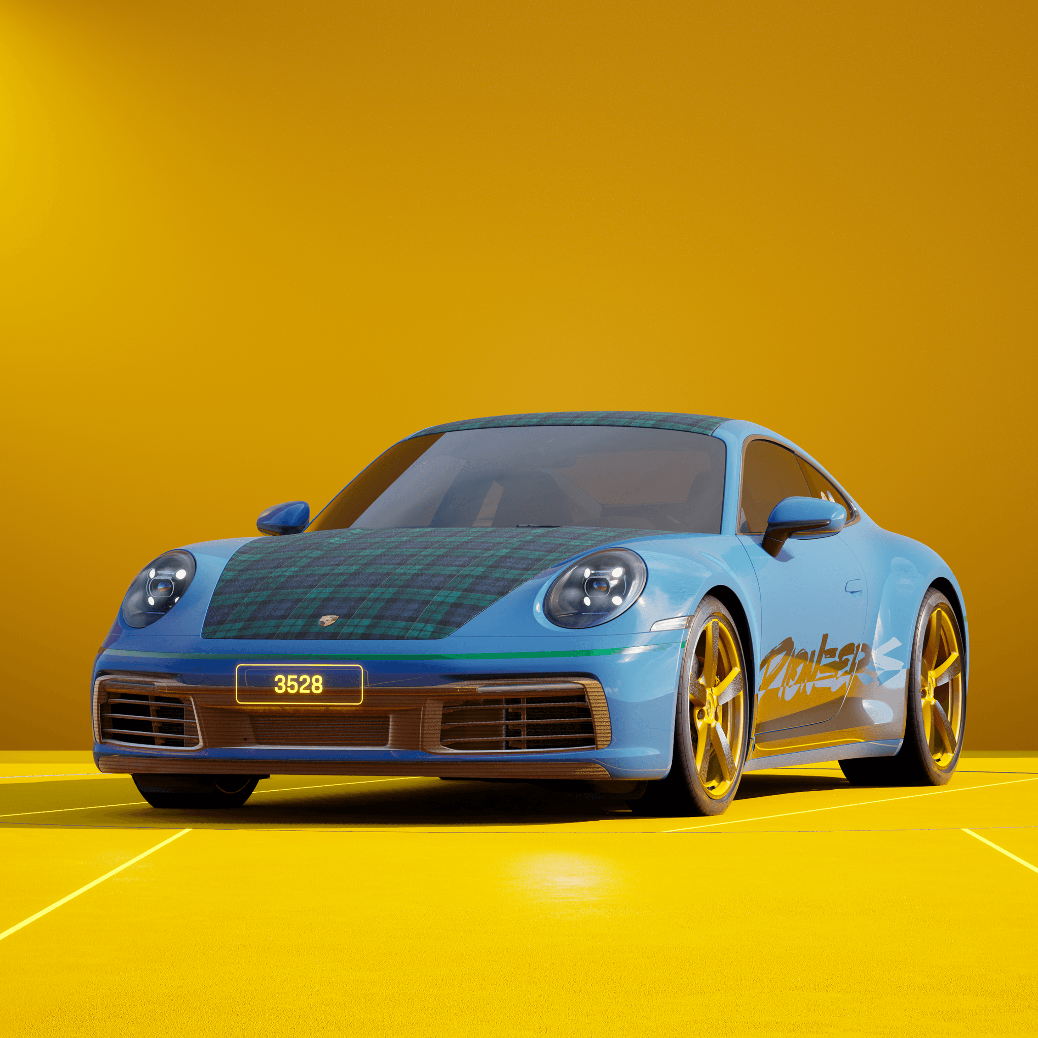 The PORSCHΞ 911 3528 image in phase
