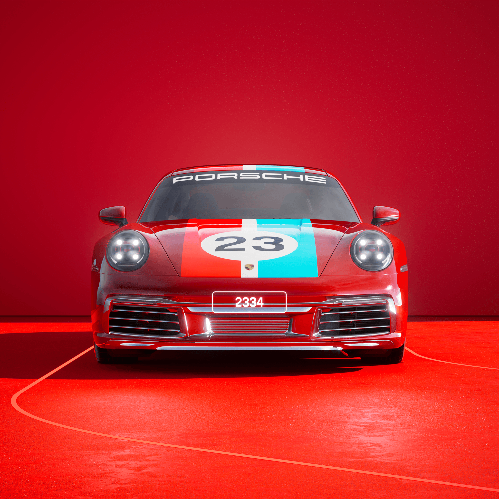The PORSCHΞ 911 2334 image in phase