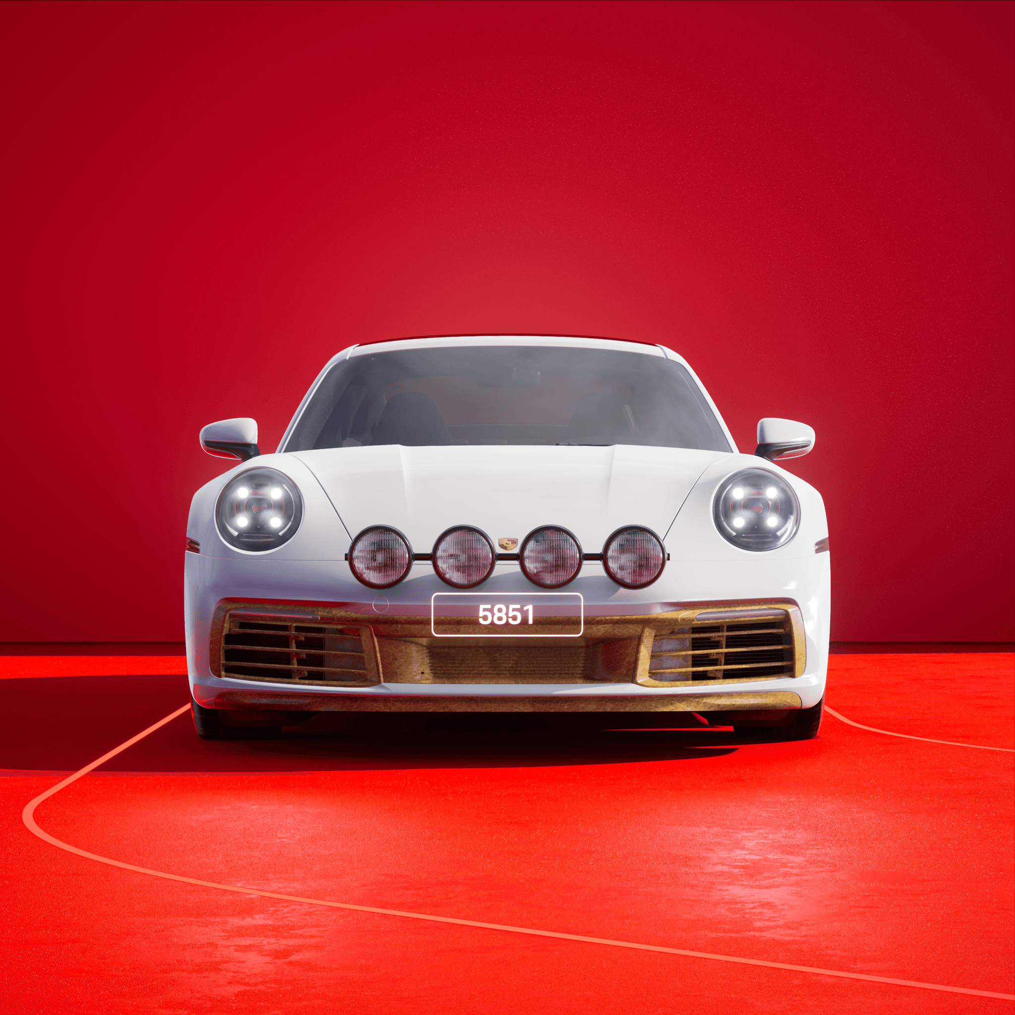 The PORSCHΞ 911 5851 image in phase