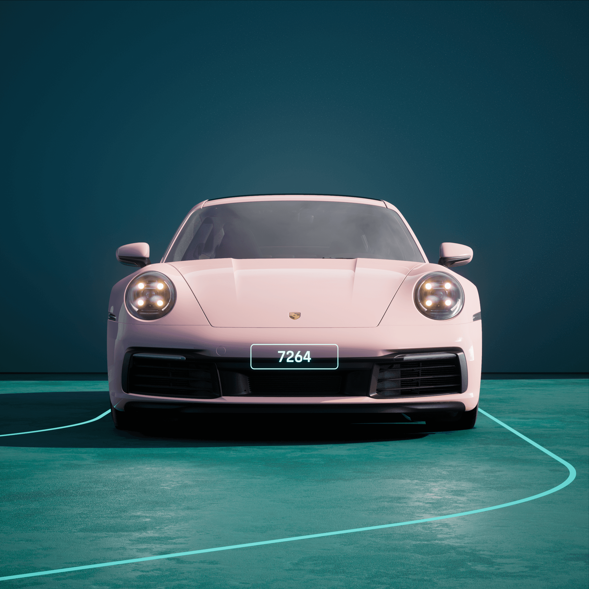 The PORSCHΞ 911 7264 image in phase