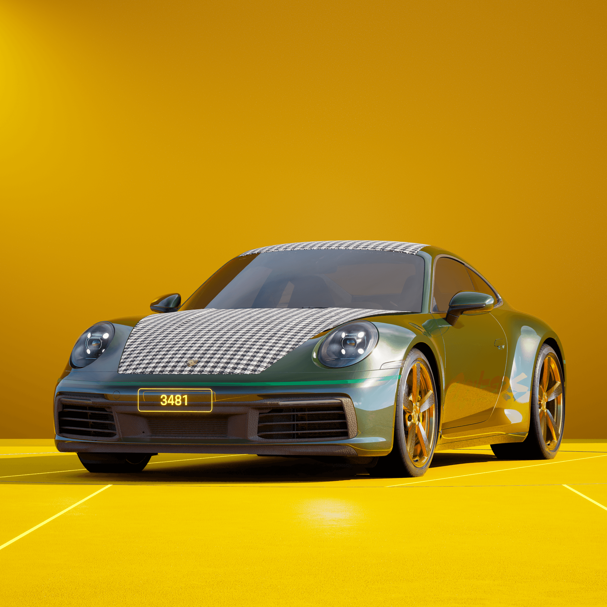 The PORSCHΞ 911 3481 image in phase