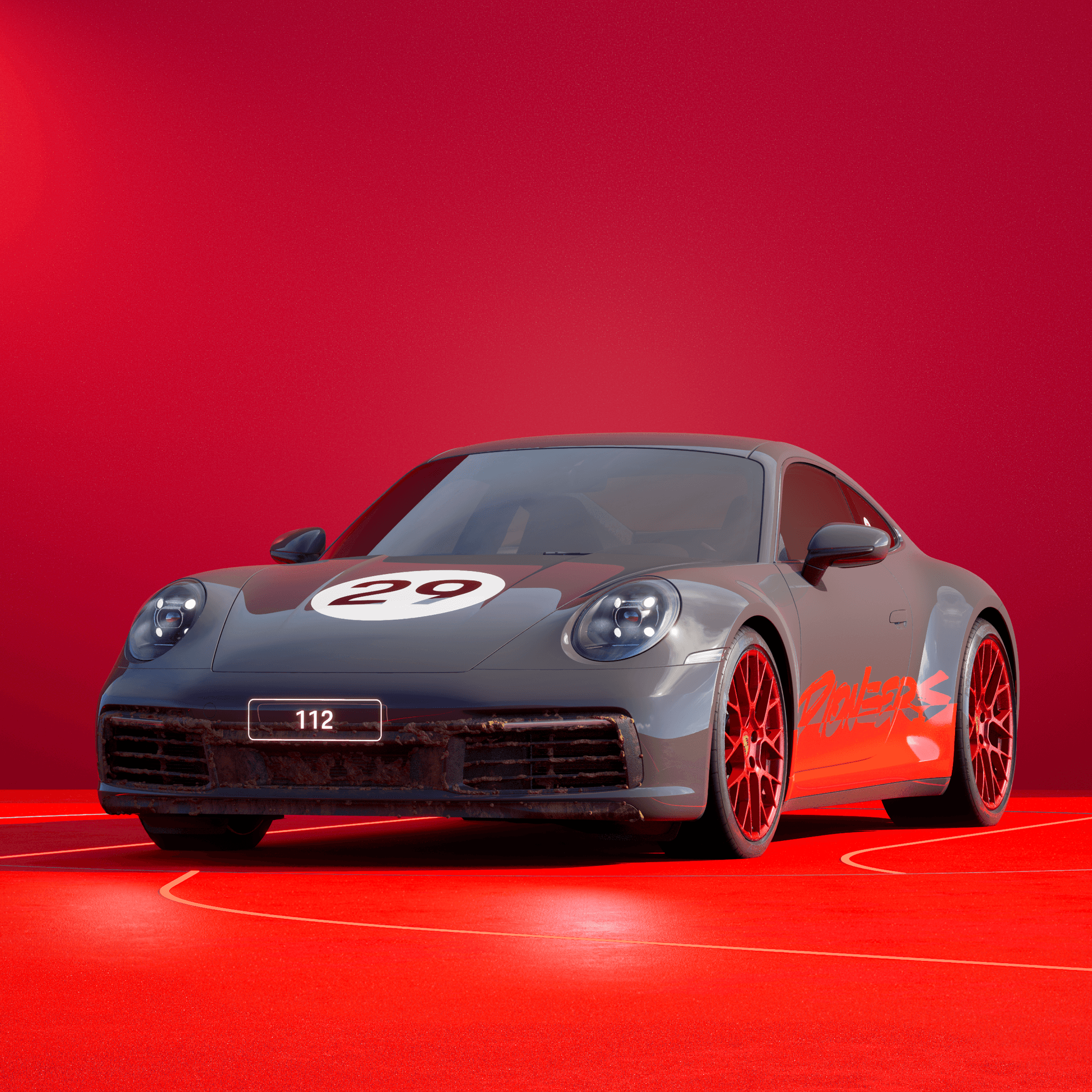 The PORSCHΞ 911 112 image in phase
