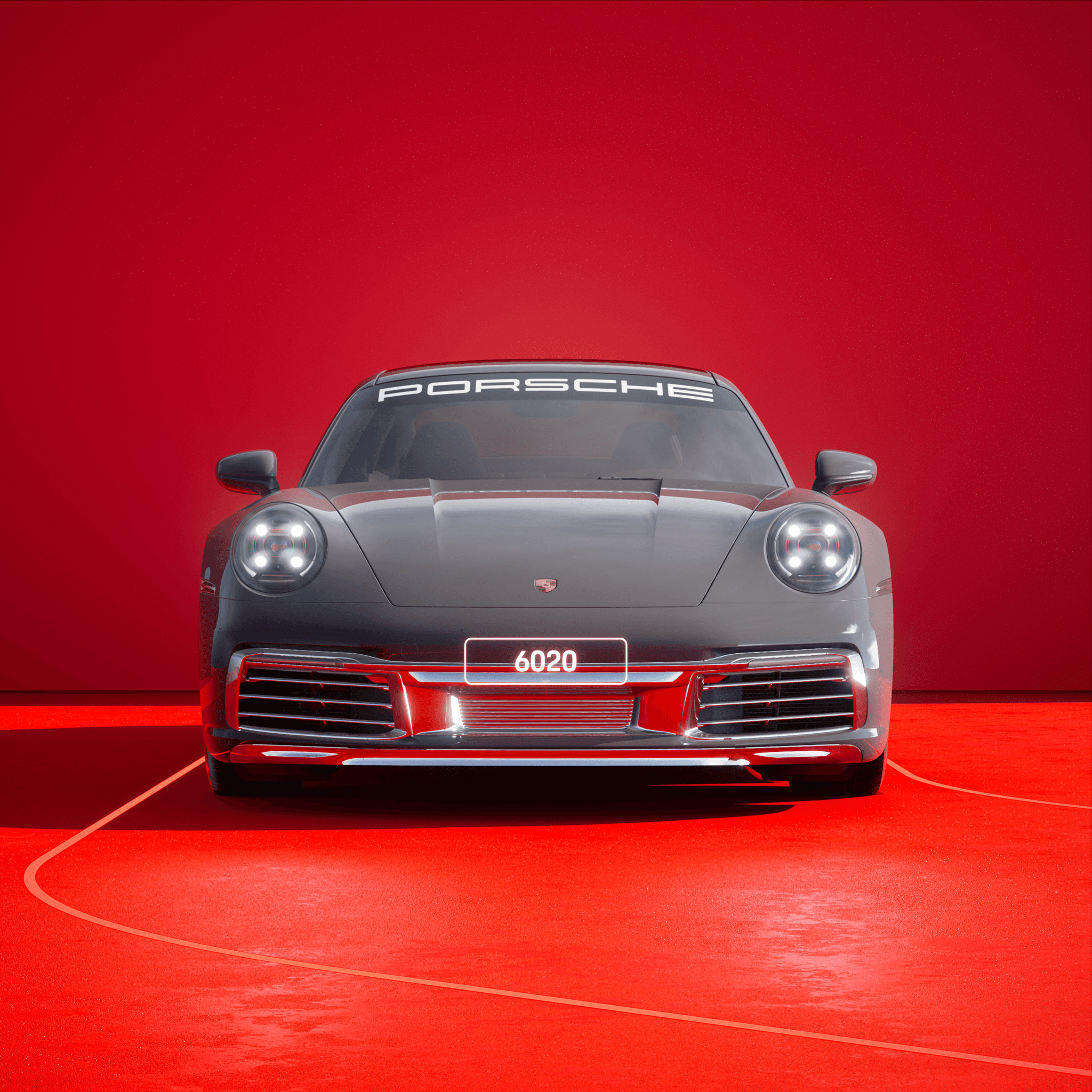 The PORSCHΞ 911 6020 image in phase