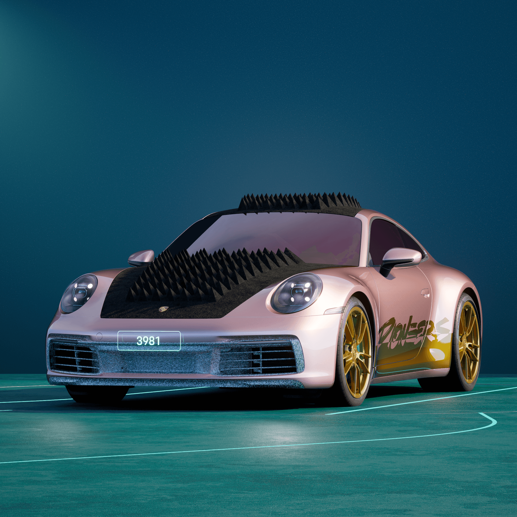 The PORSCHΞ 911 3981 image in phase