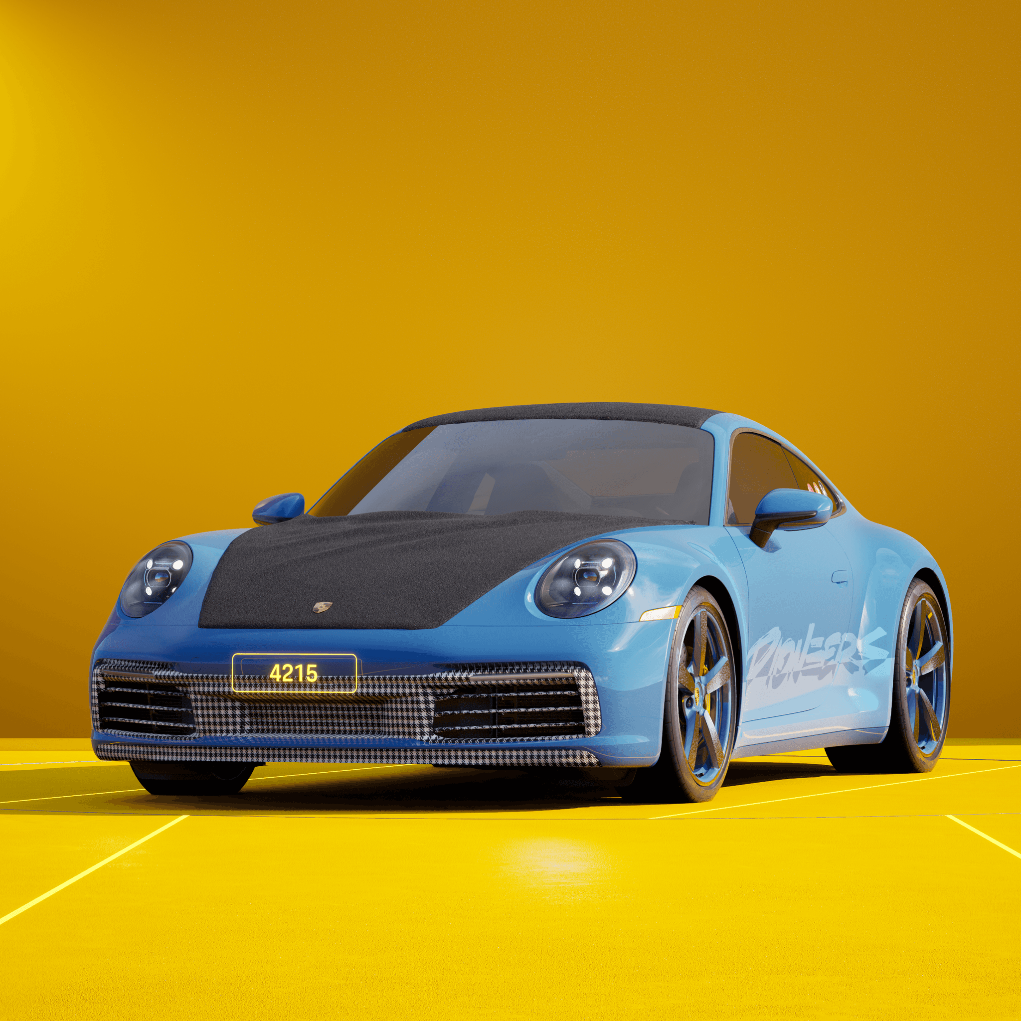 The PORSCHΞ 911 4215 image in phase