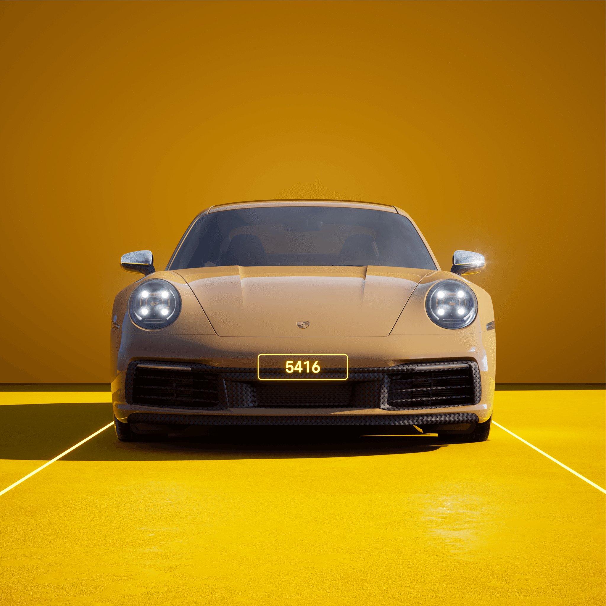 The PORSCHΞ 911 5416 image in phase