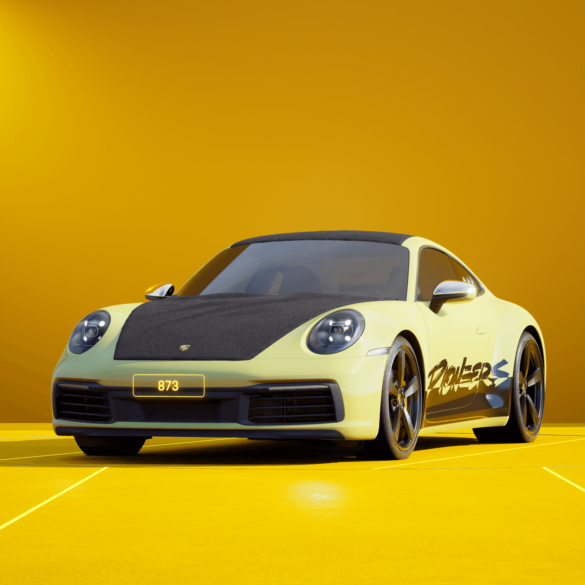 The PORSCHΞ 911 873 image in phase