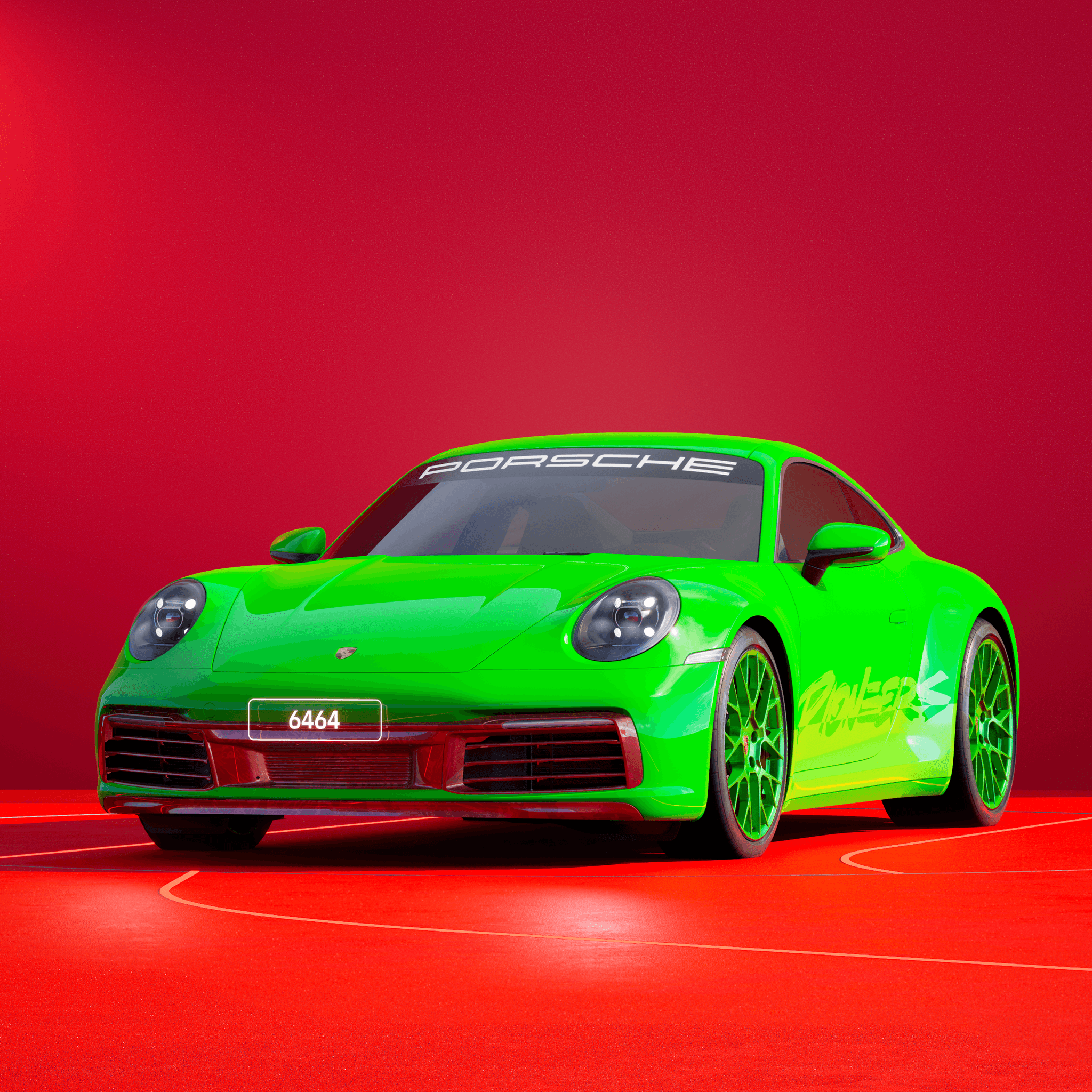 The PORSCHΞ 911 6464 image in phase