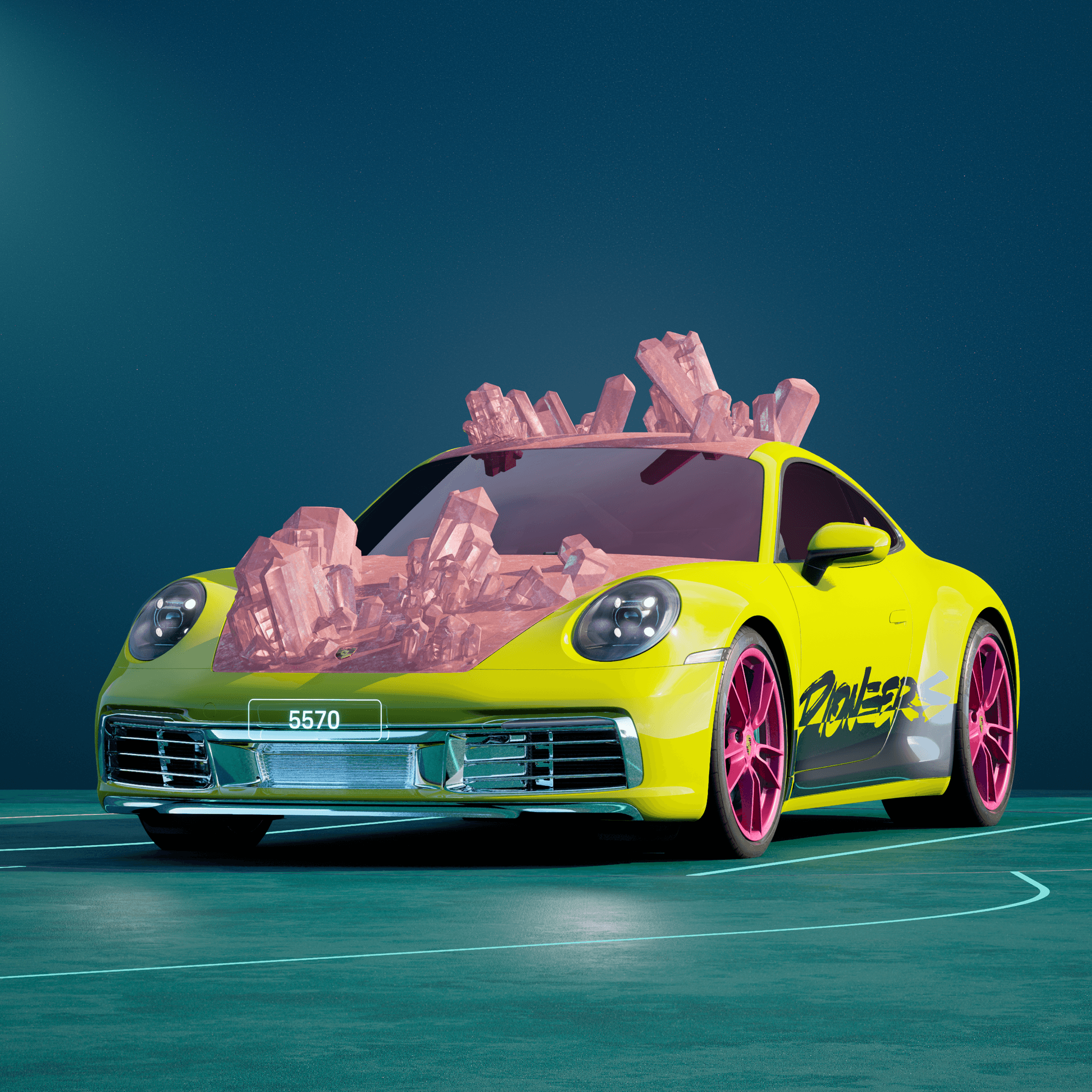 The PORSCHΞ 911 5570 image in phase