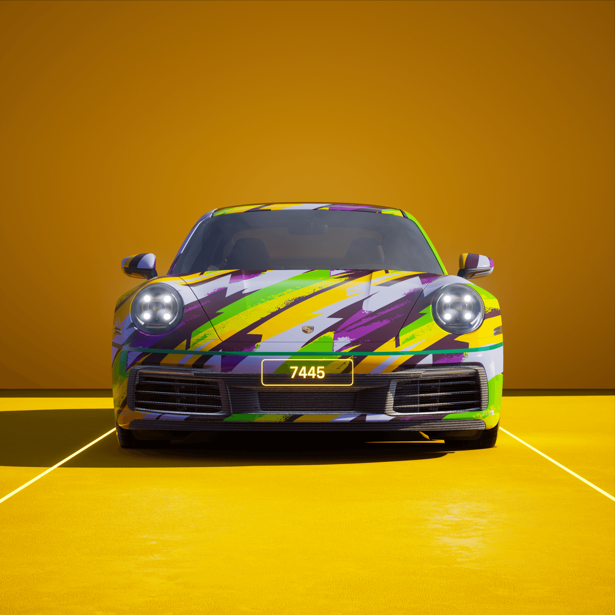 The PORSCHΞ 911 7445 image in phase