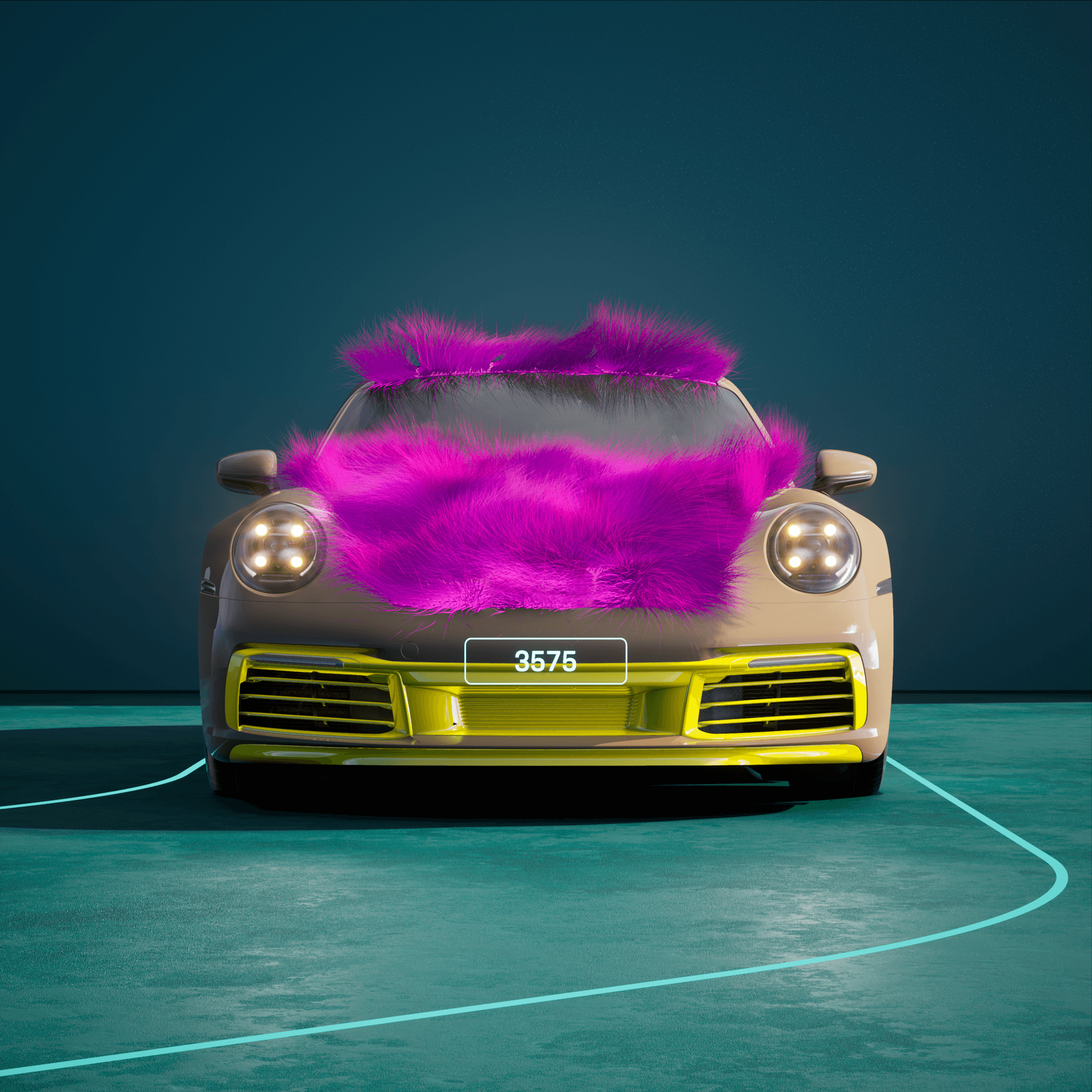 The PORSCHΞ 911 3575 image in phase