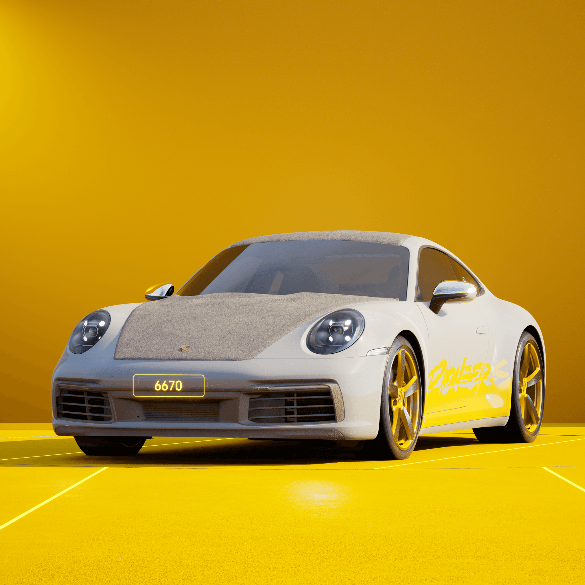 The PORSCHΞ 911 6670 image in phase