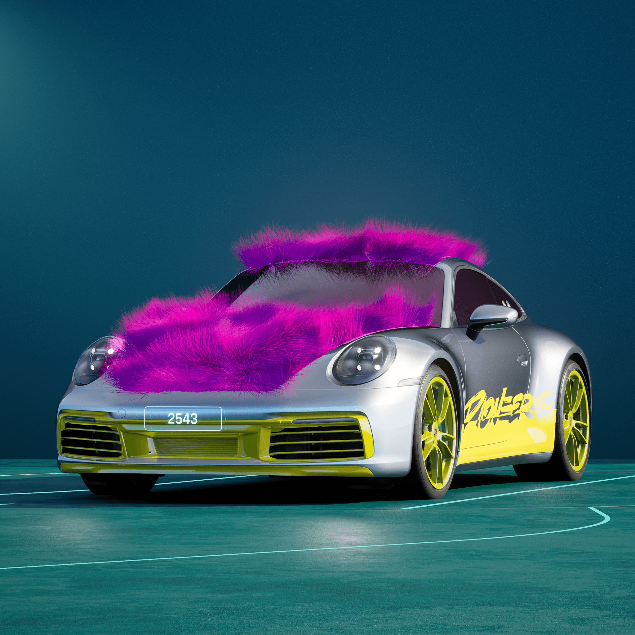 The PORSCHΞ 911 2543 image in phase