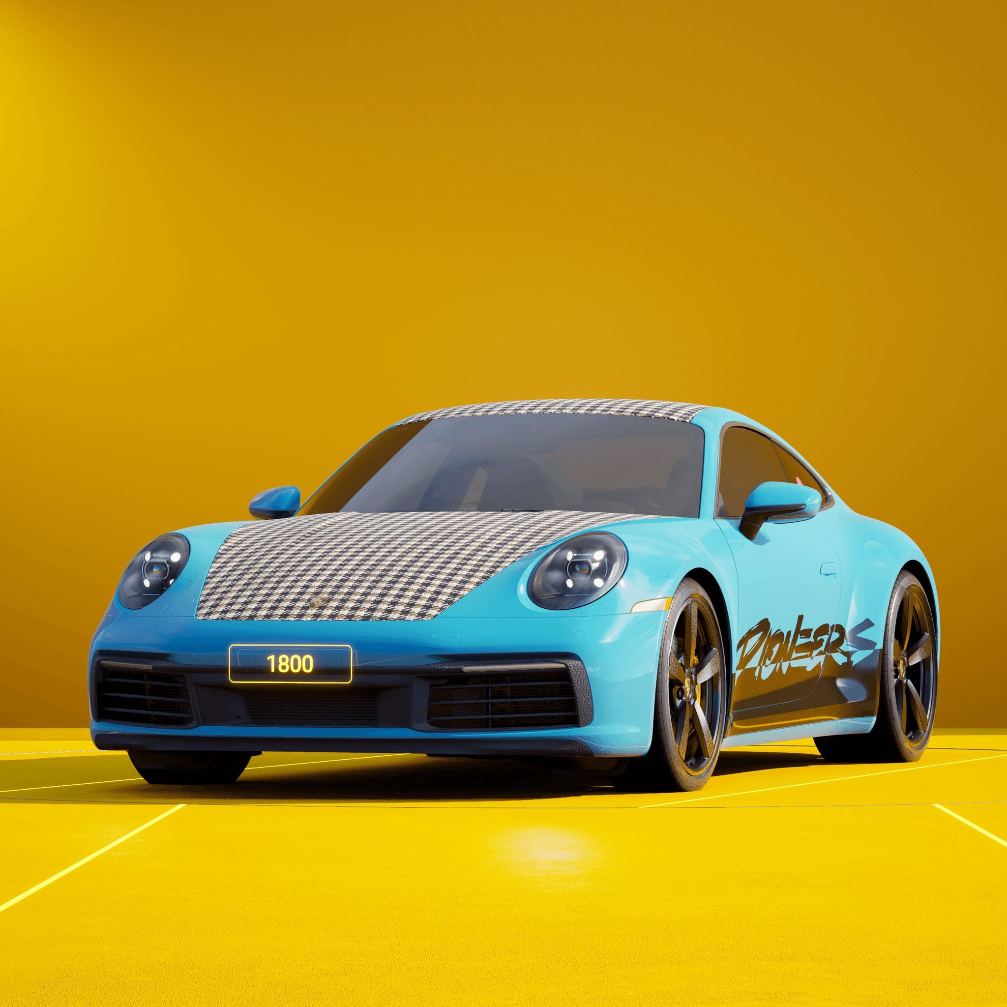 The PORSCHΞ 911 1800 image in phase