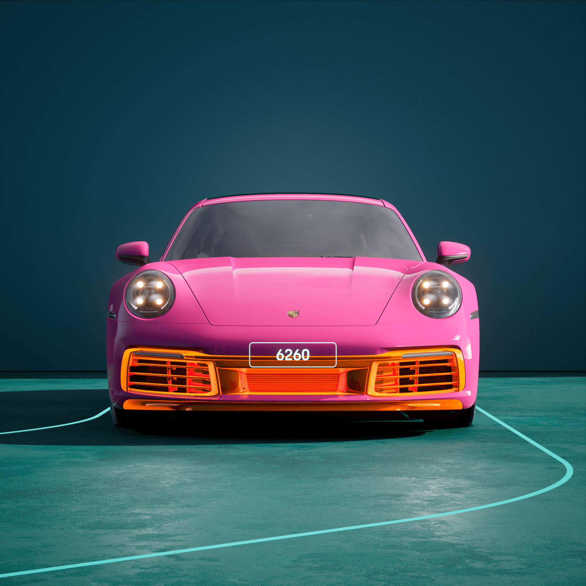 The PORSCHΞ 911 6260 image in phase