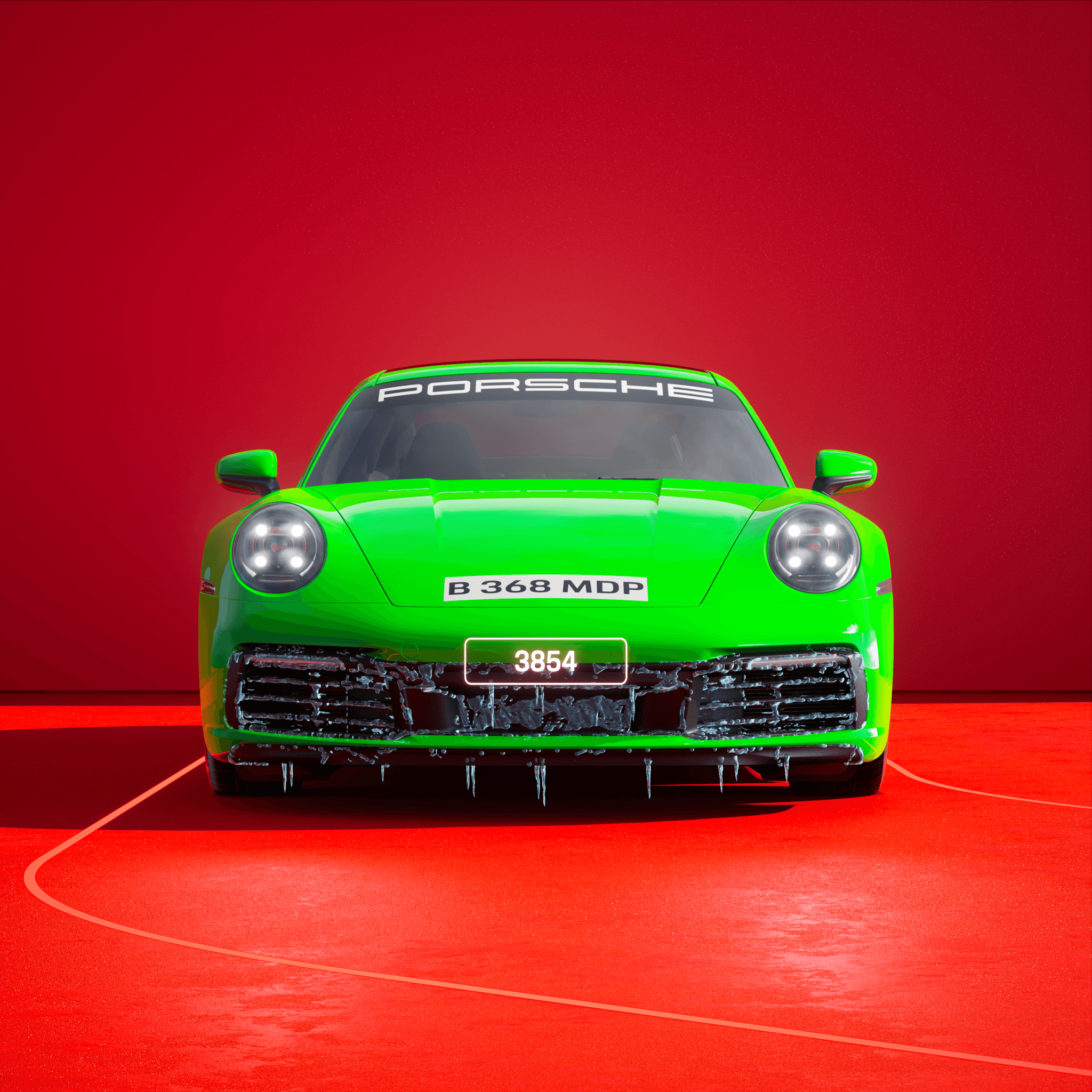 The PORSCHΞ 911 3854 image in phase