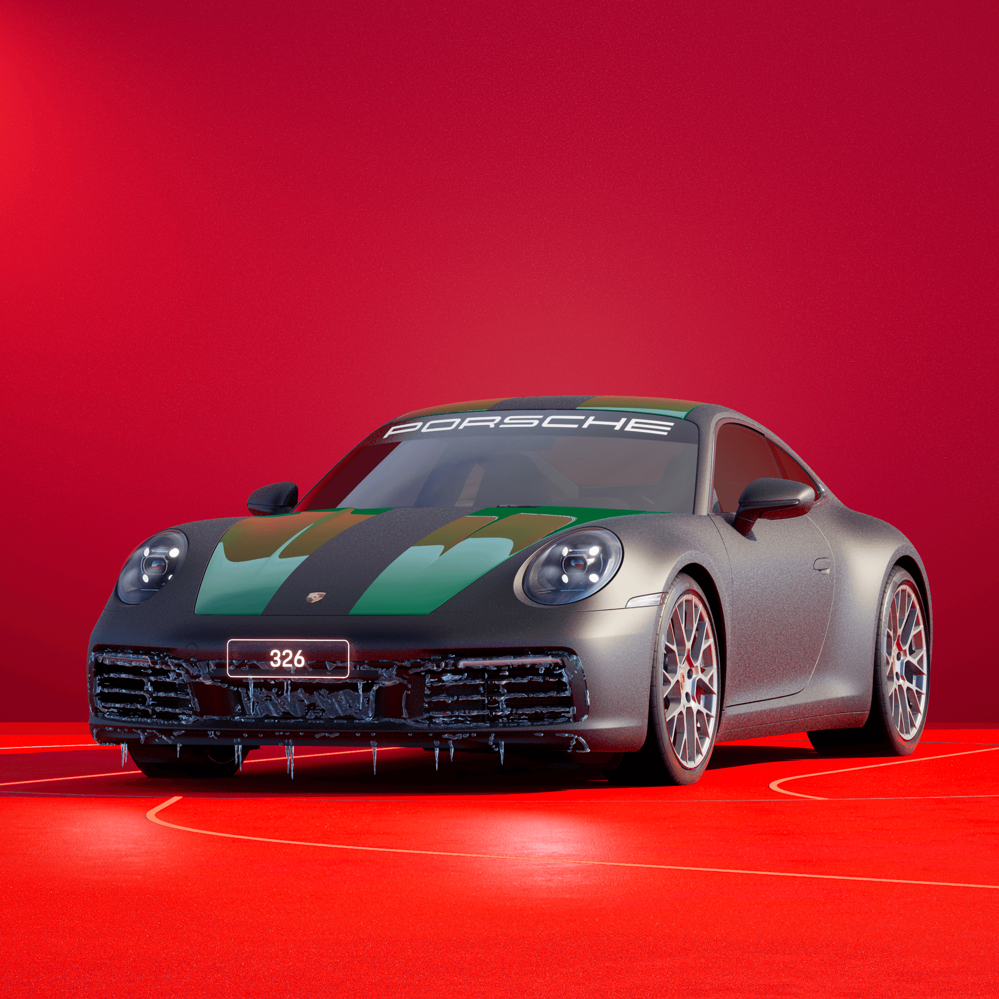 The PORSCHΞ 911 326 image in phase