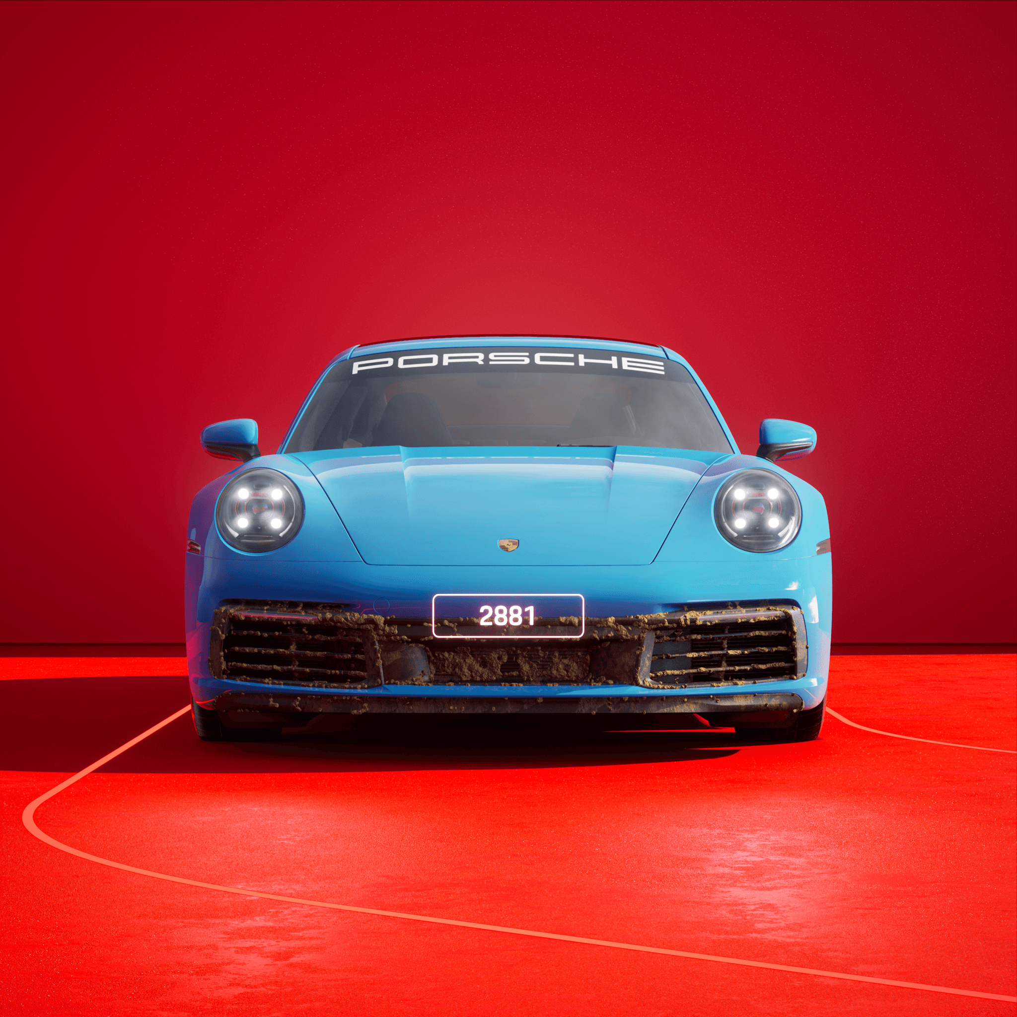 The PORSCHΞ 911 2881 image in phase