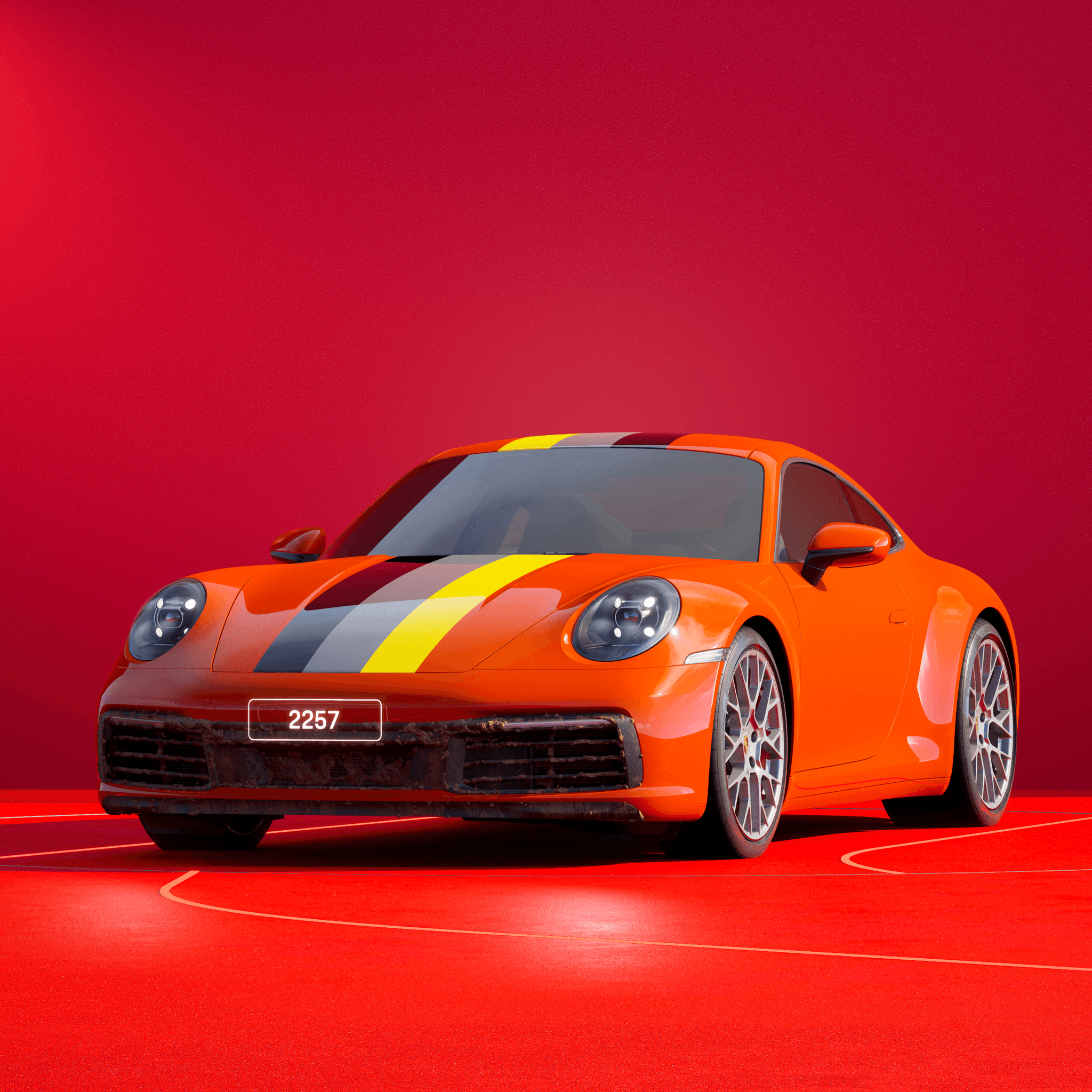 The PORSCHΞ 911 2257 image in phase