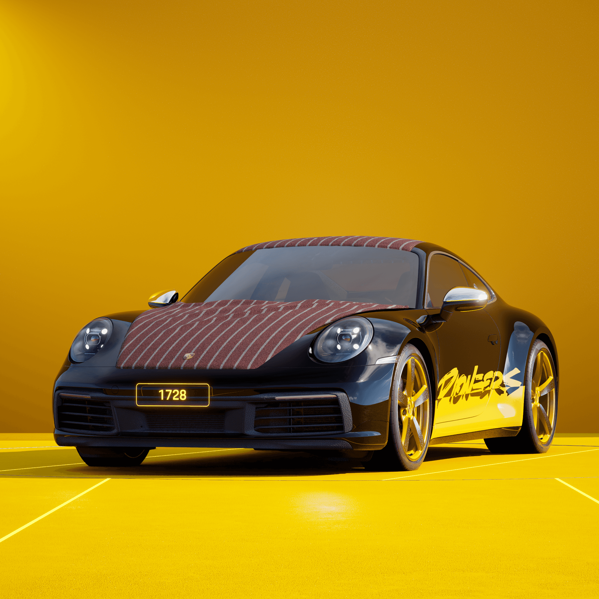 The PORSCHΞ 911 1728 image in phase