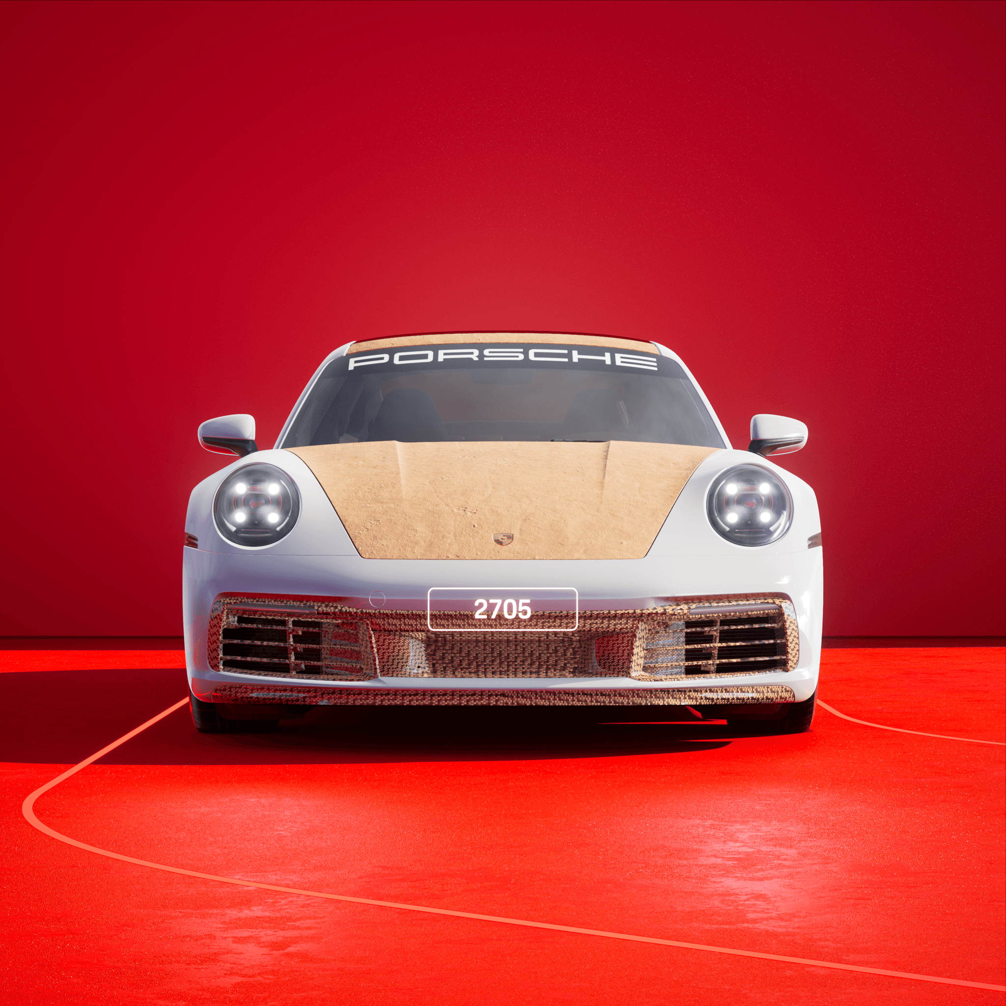 The PORSCHΞ 911 2705 image in phase