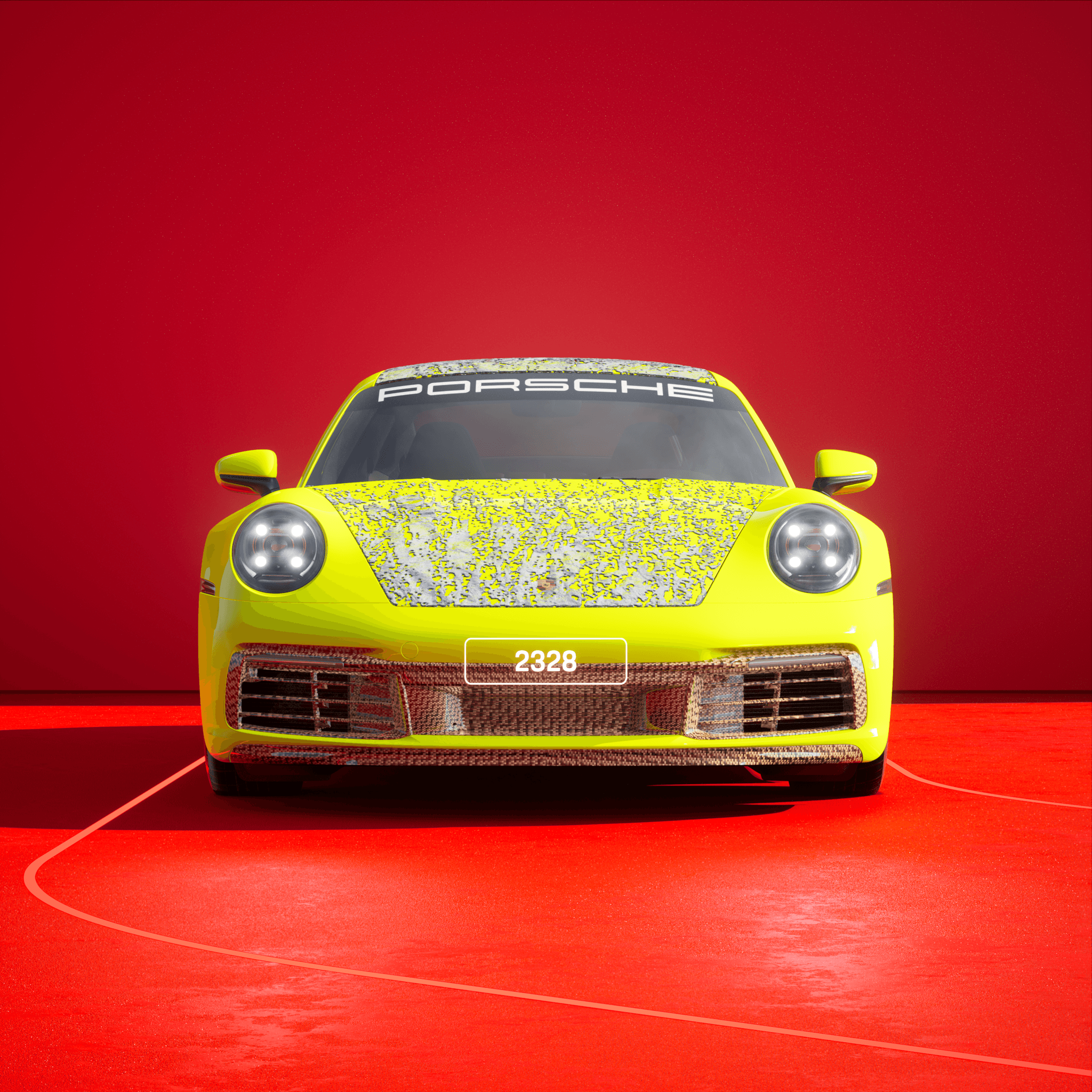 The PORSCHΞ 911 2328 image in phase