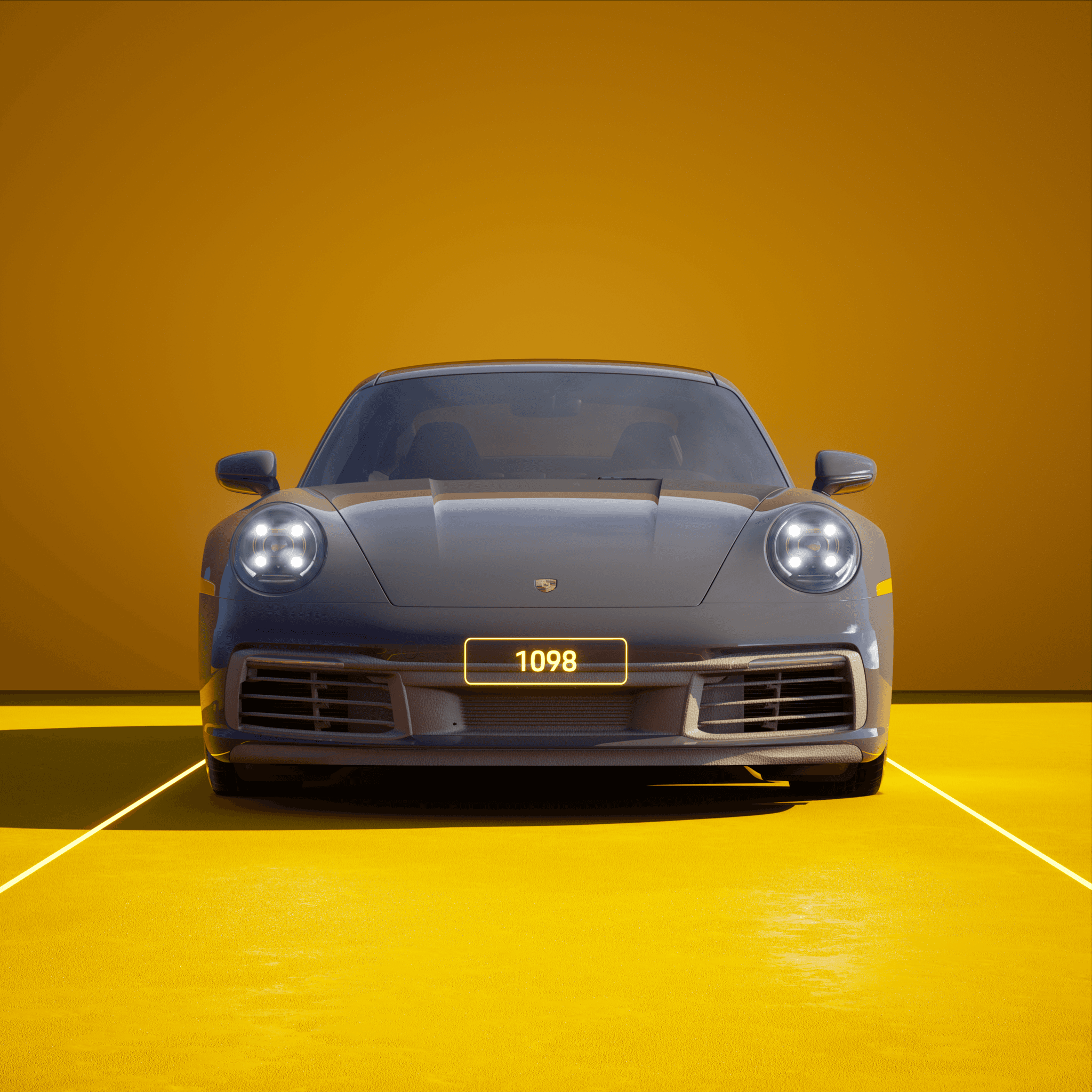 The PORSCHΞ 911 1098 image in phase