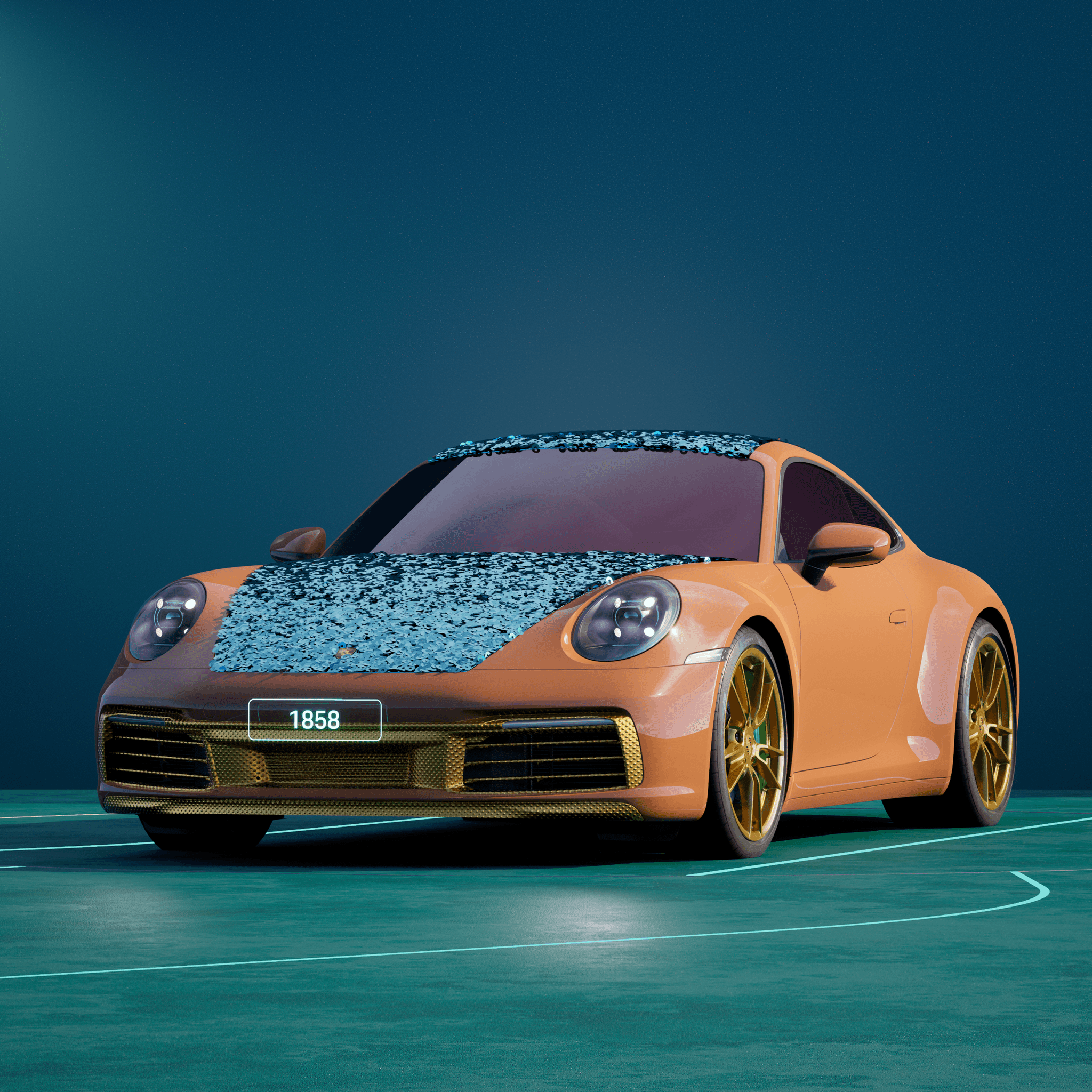 The PORSCHΞ 911 1858 image in phase