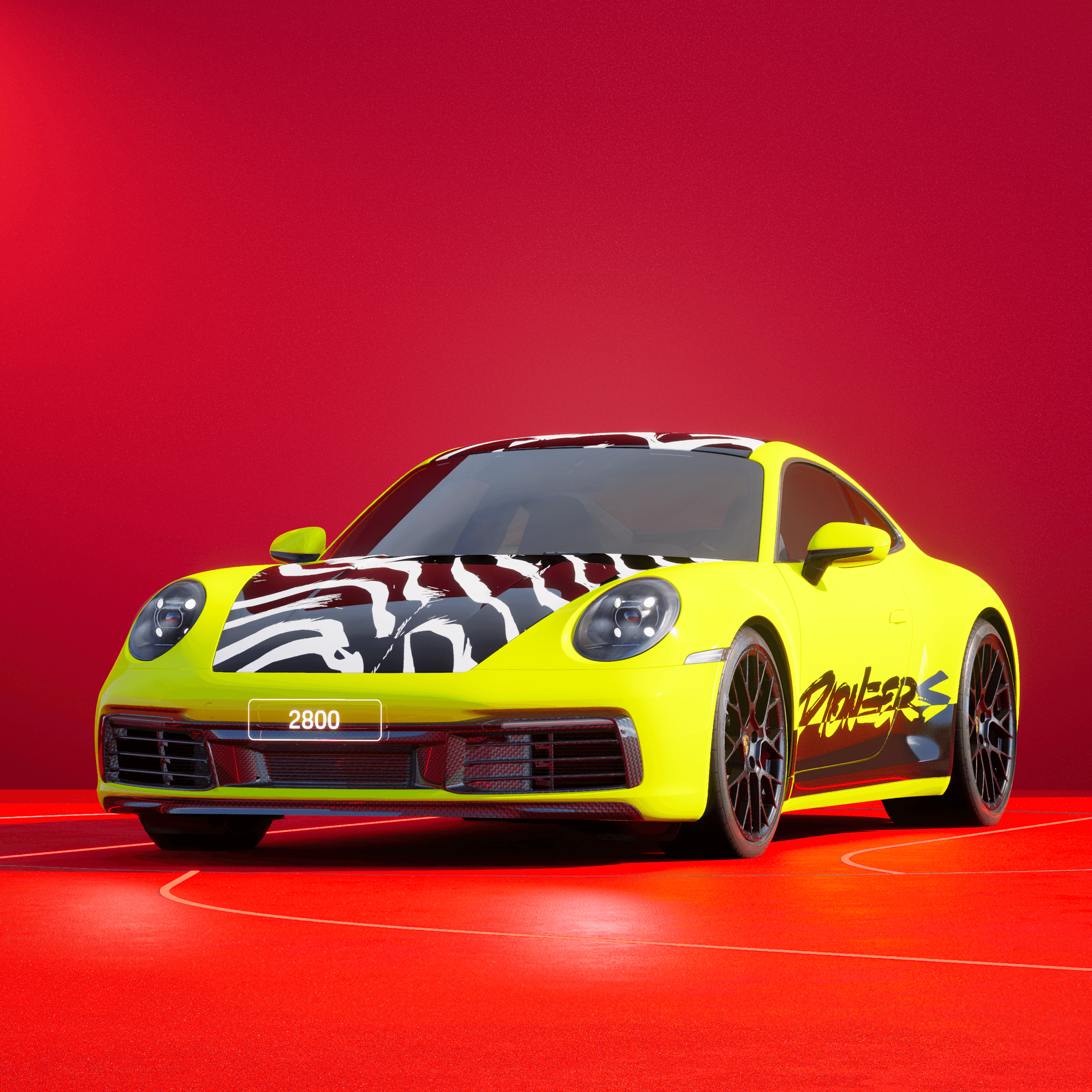 The PORSCHΞ 911 2800 image in phase