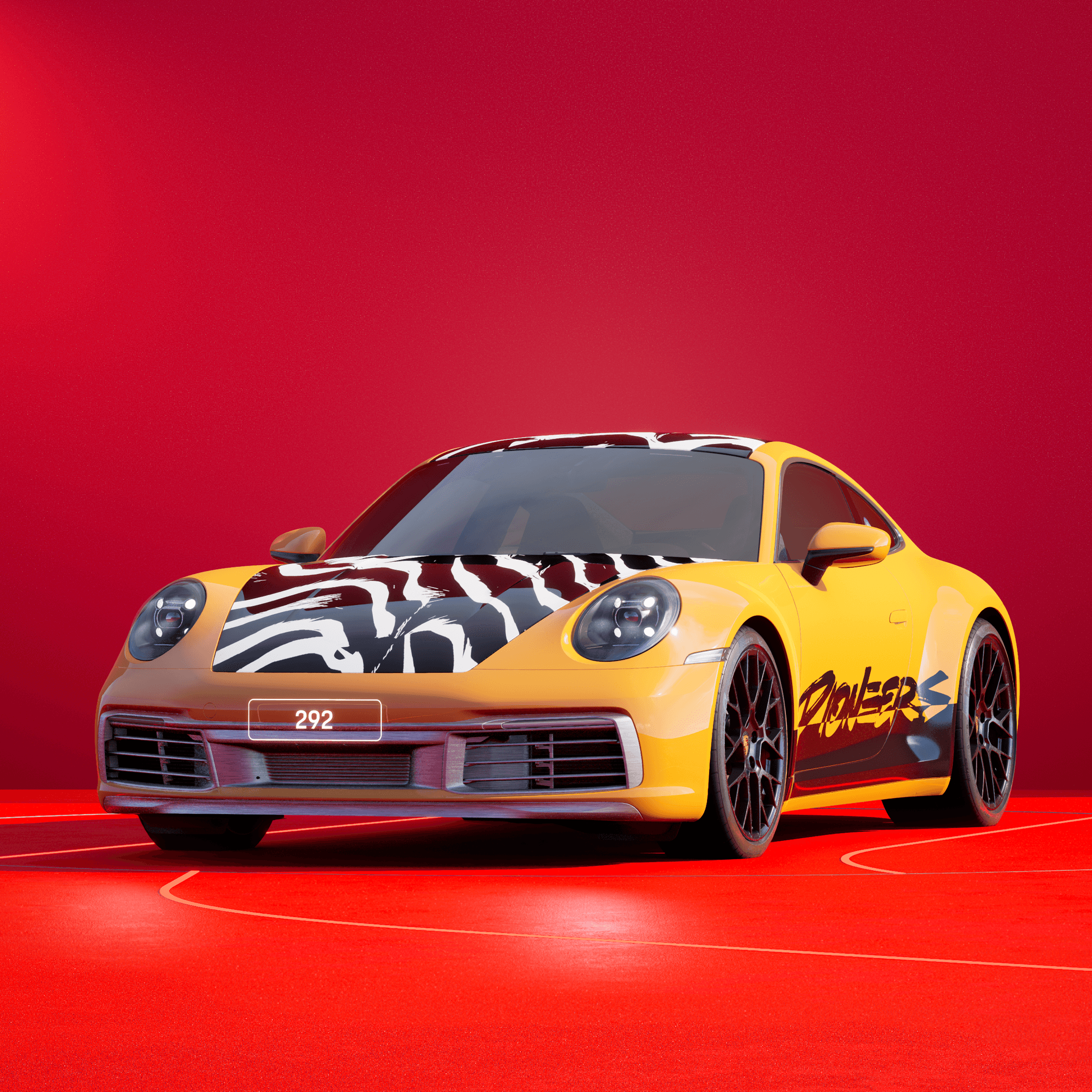 The PORSCHΞ 911 292 image in phase