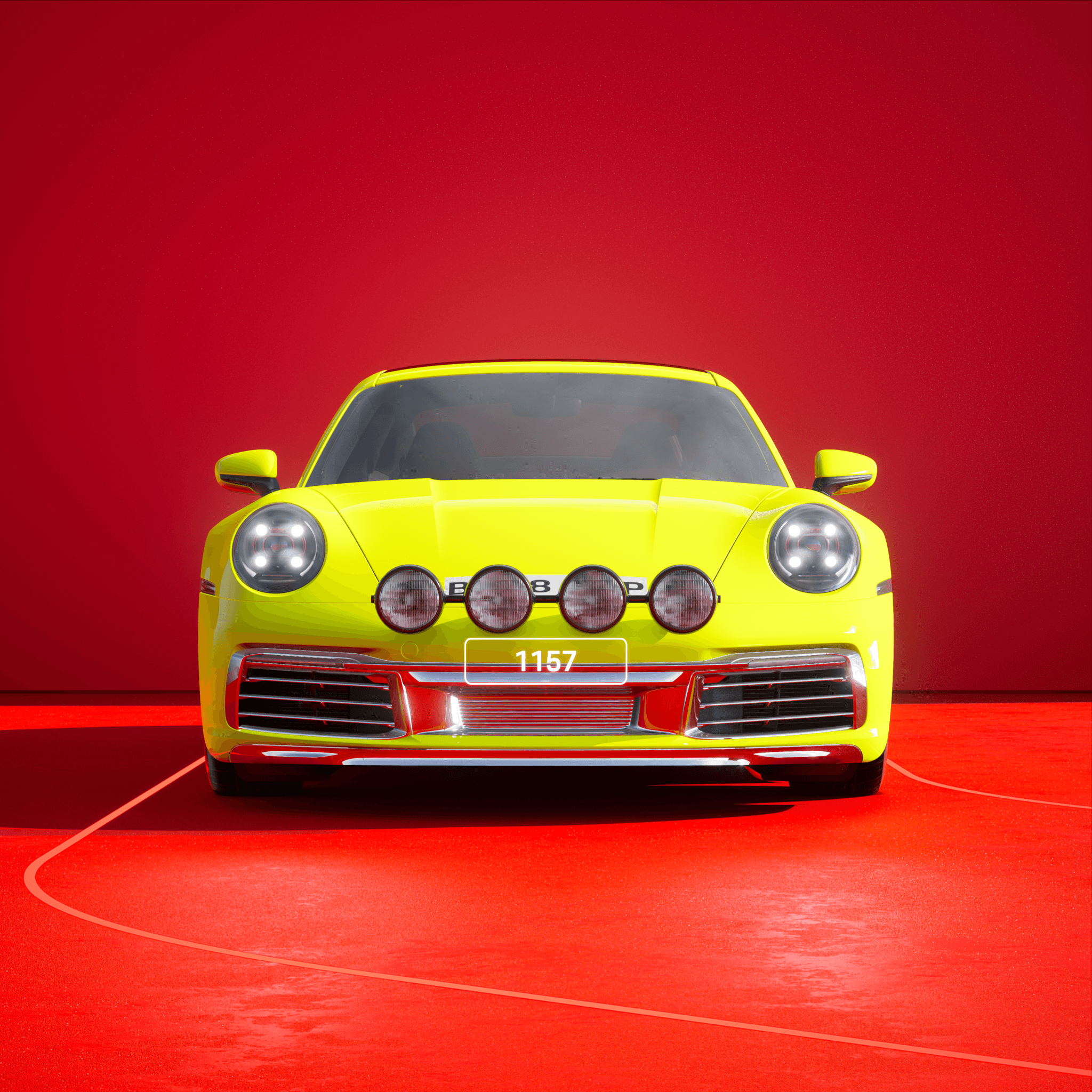 The PORSCHΞ 911 1157 image in phase