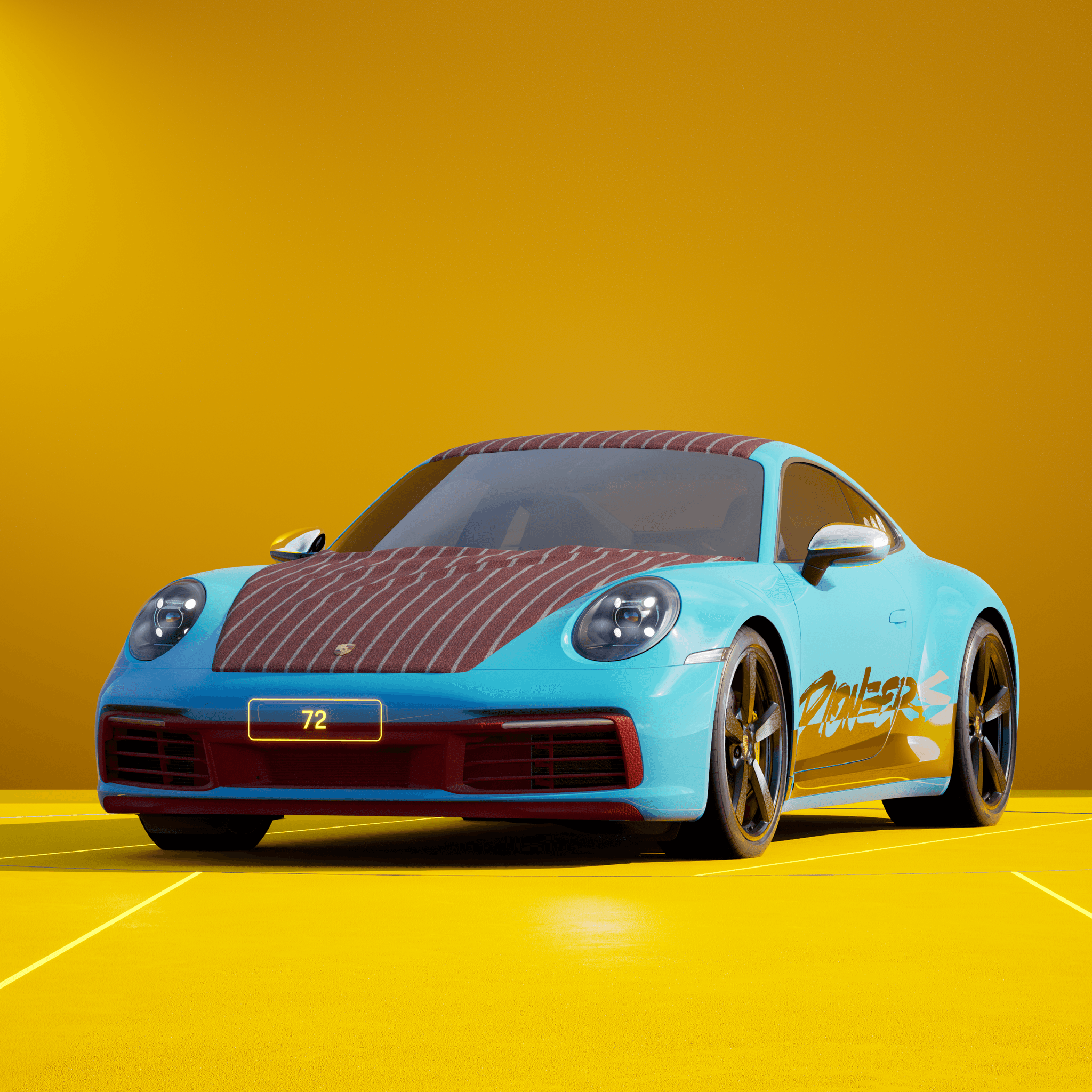 The PORSCHΞ 911 72 image in phase