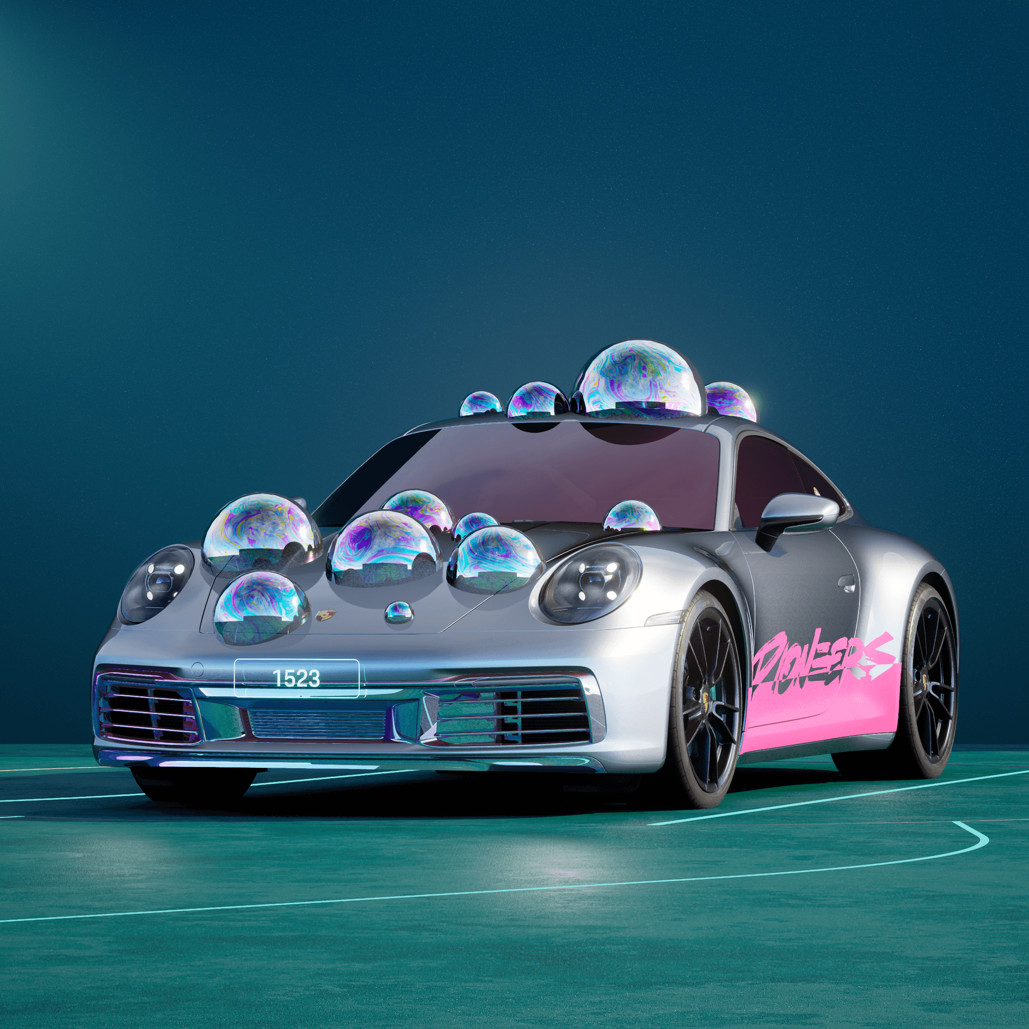The PORSCHΞ 911 1523 image in phase