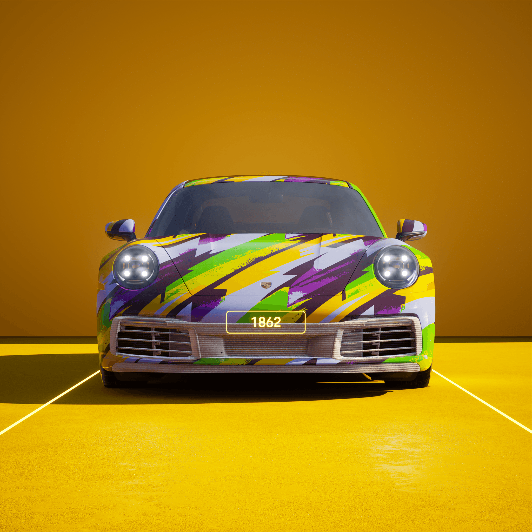 The PORSCHΞ 911 1862 image in phase