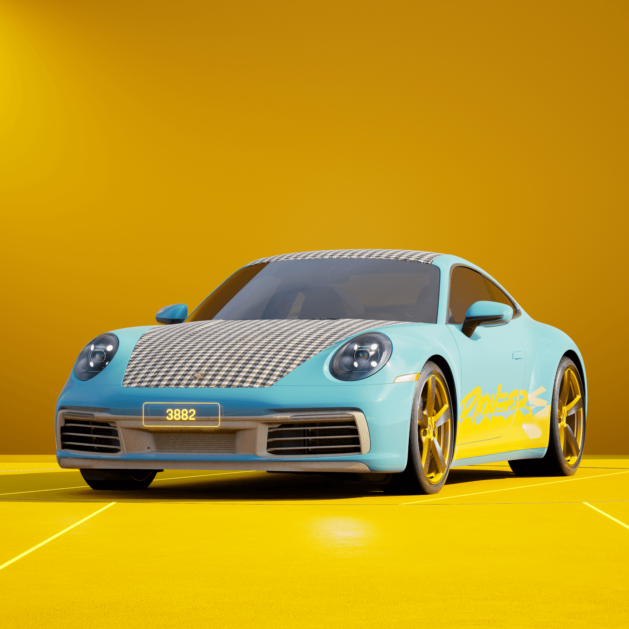 The PORSCHΞ 911 3882 image in phase