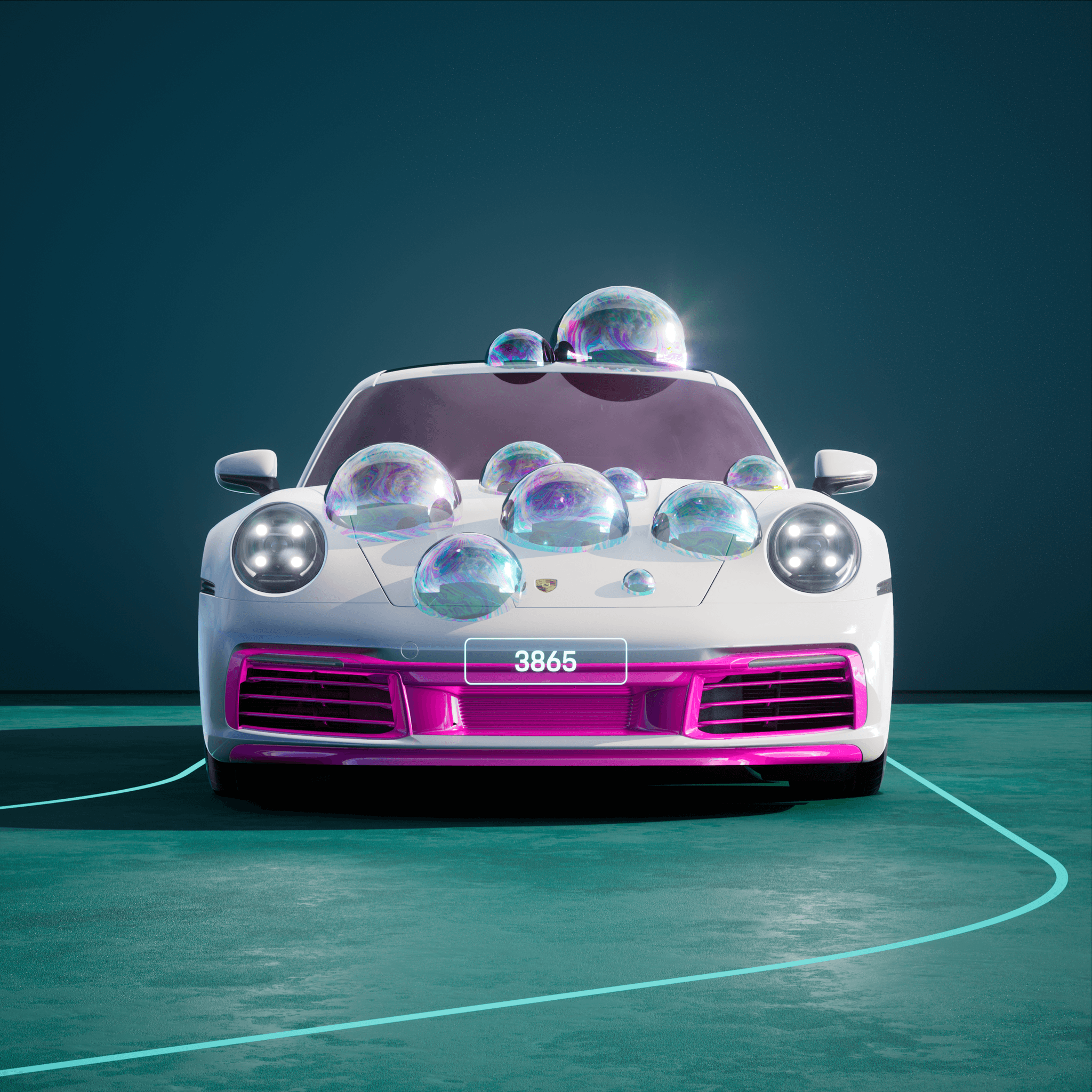 The PORSCHΞ 911 3865 image in phase