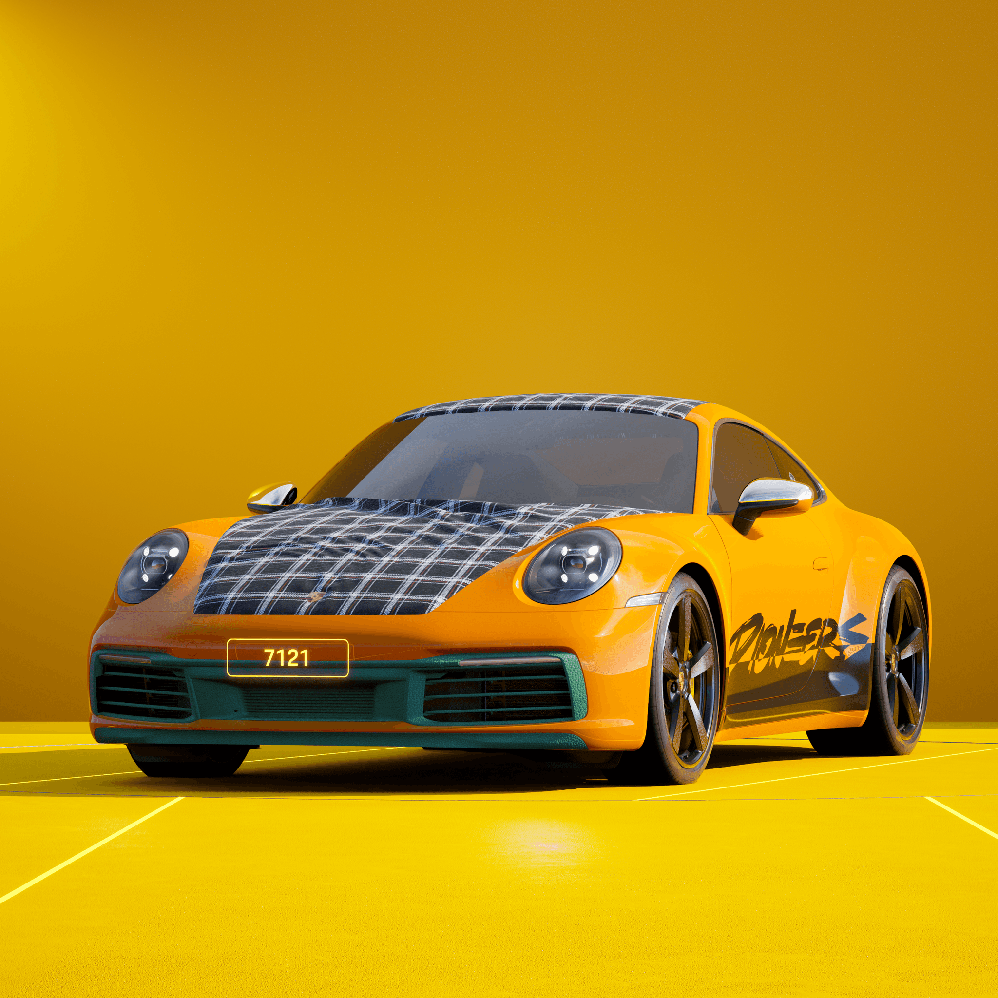 The PORSCHΞ 911 7121 image in phase