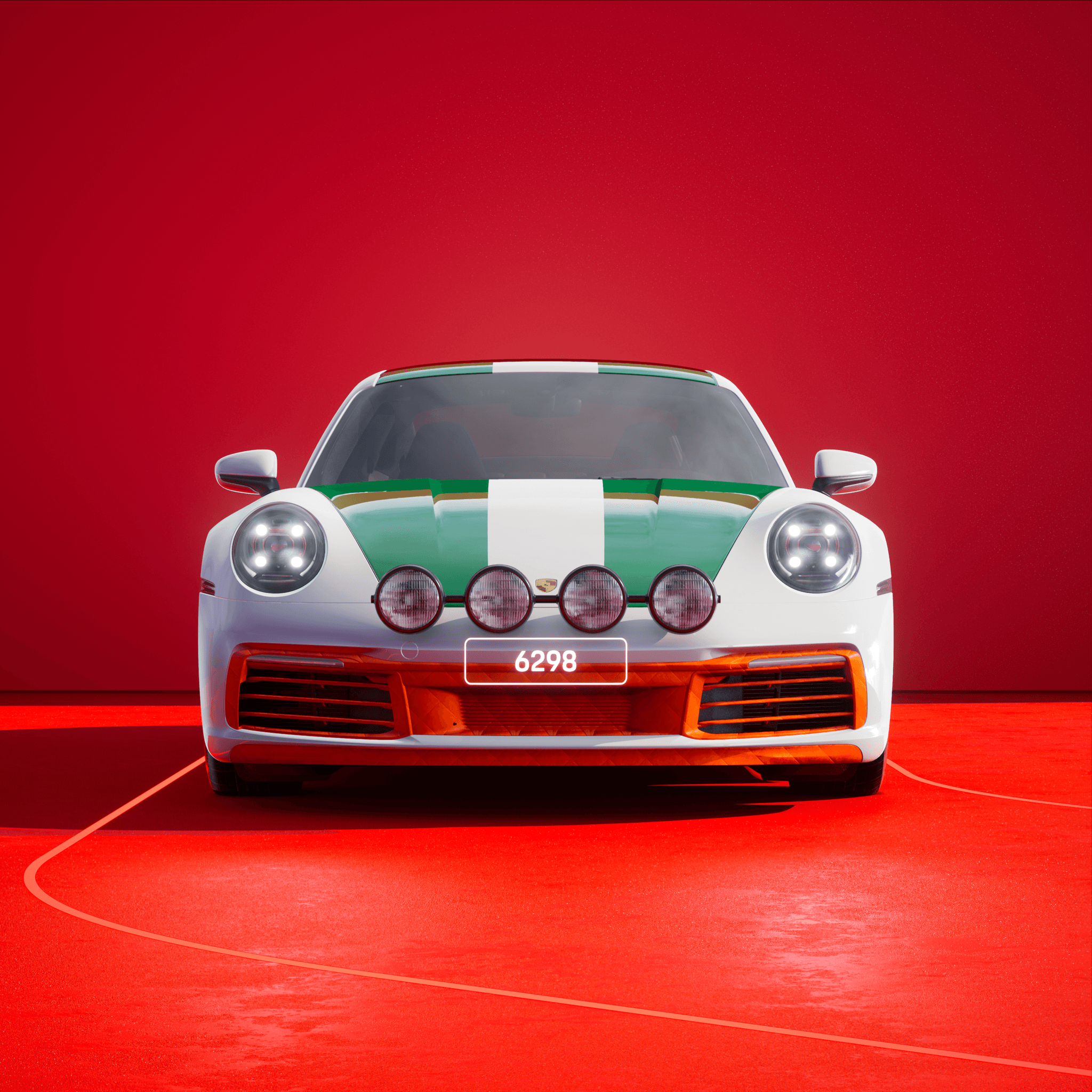 The PORSCHΞ 911 6298 image in phase