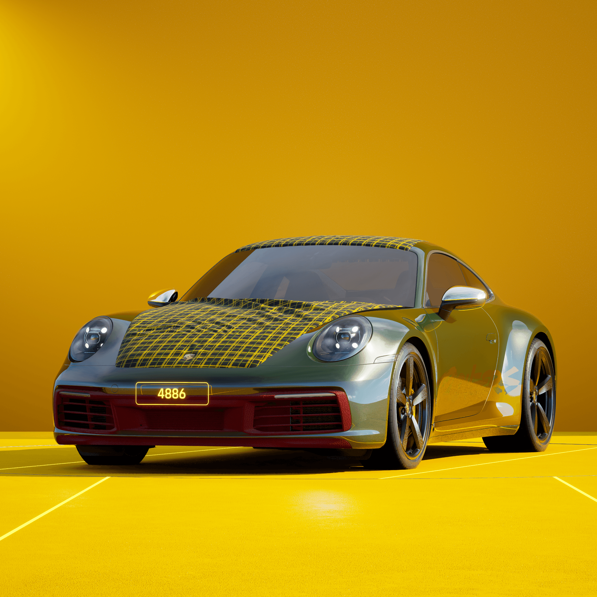 The PORSCHΞ 911 4886 image in phase