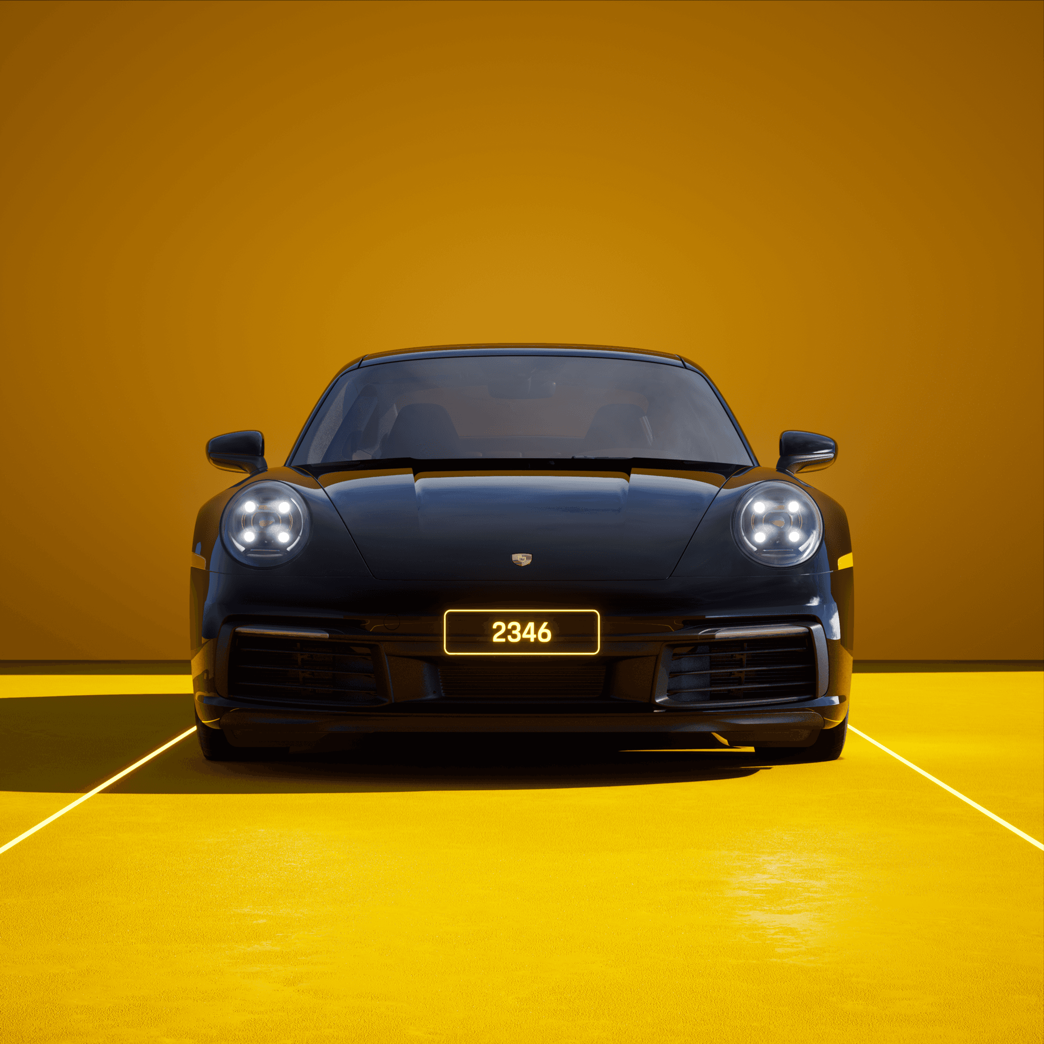 The PORSCHΞ 911 2346 image in phase