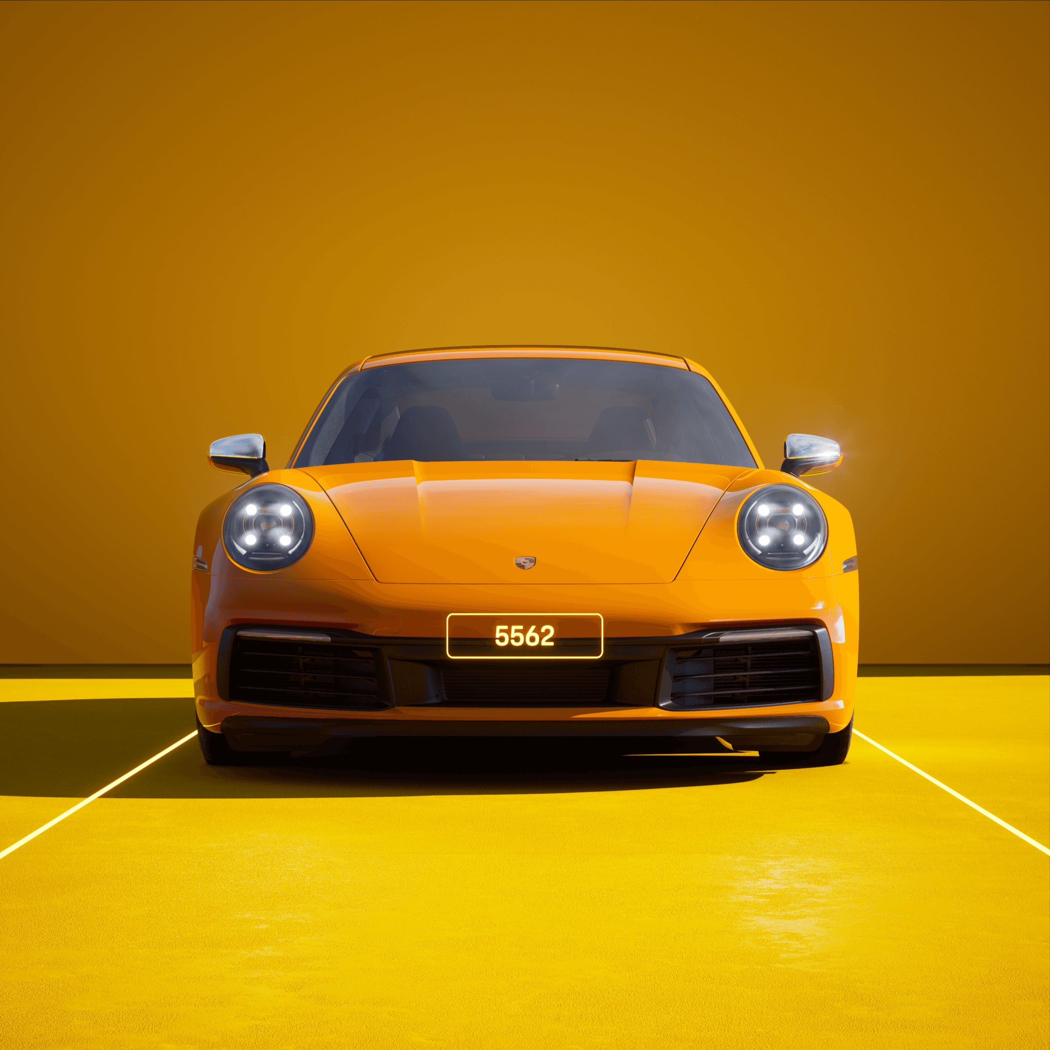 The PORSCHΞ 911 5562 image in phase