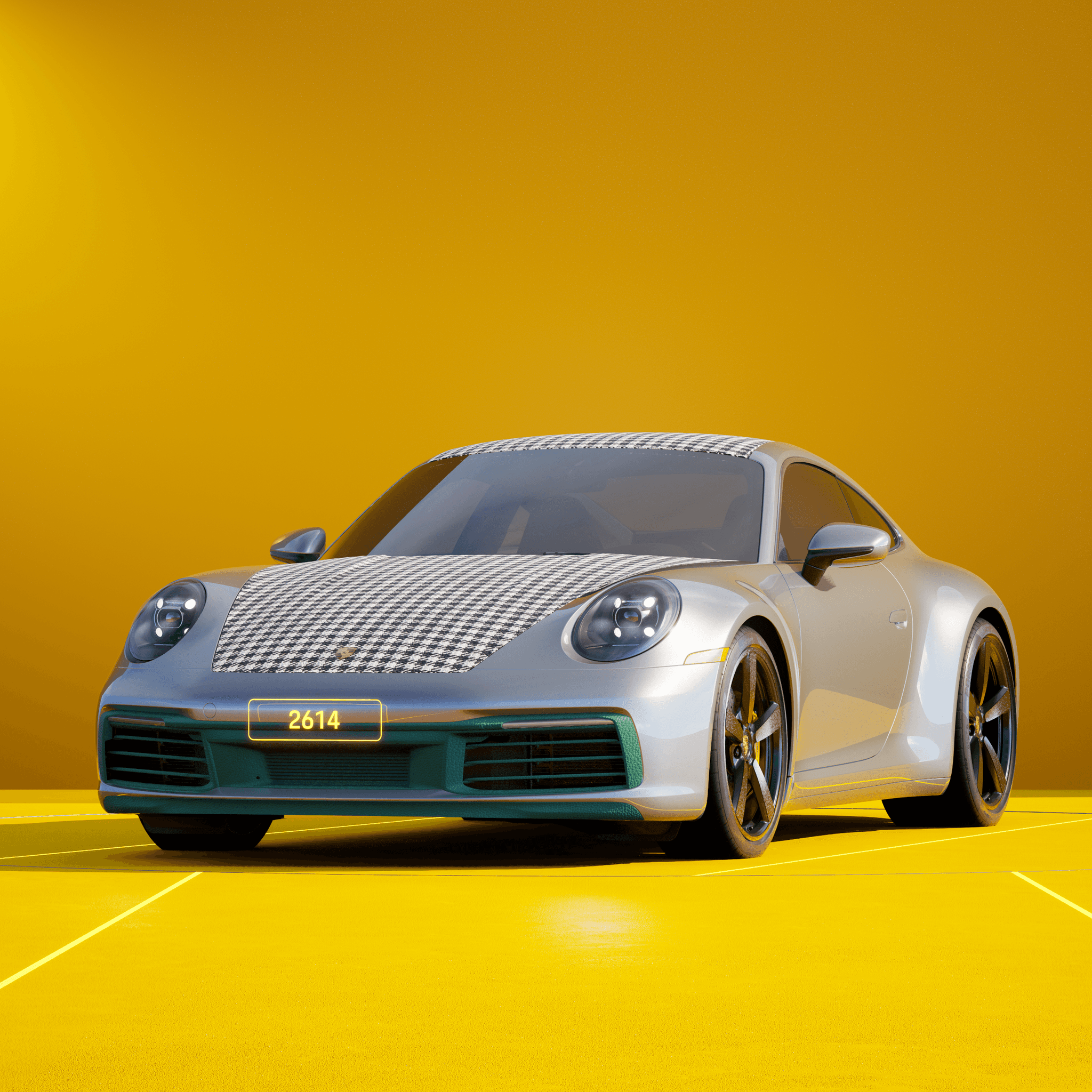 The PORSCHΞ 911 2614 image in phase