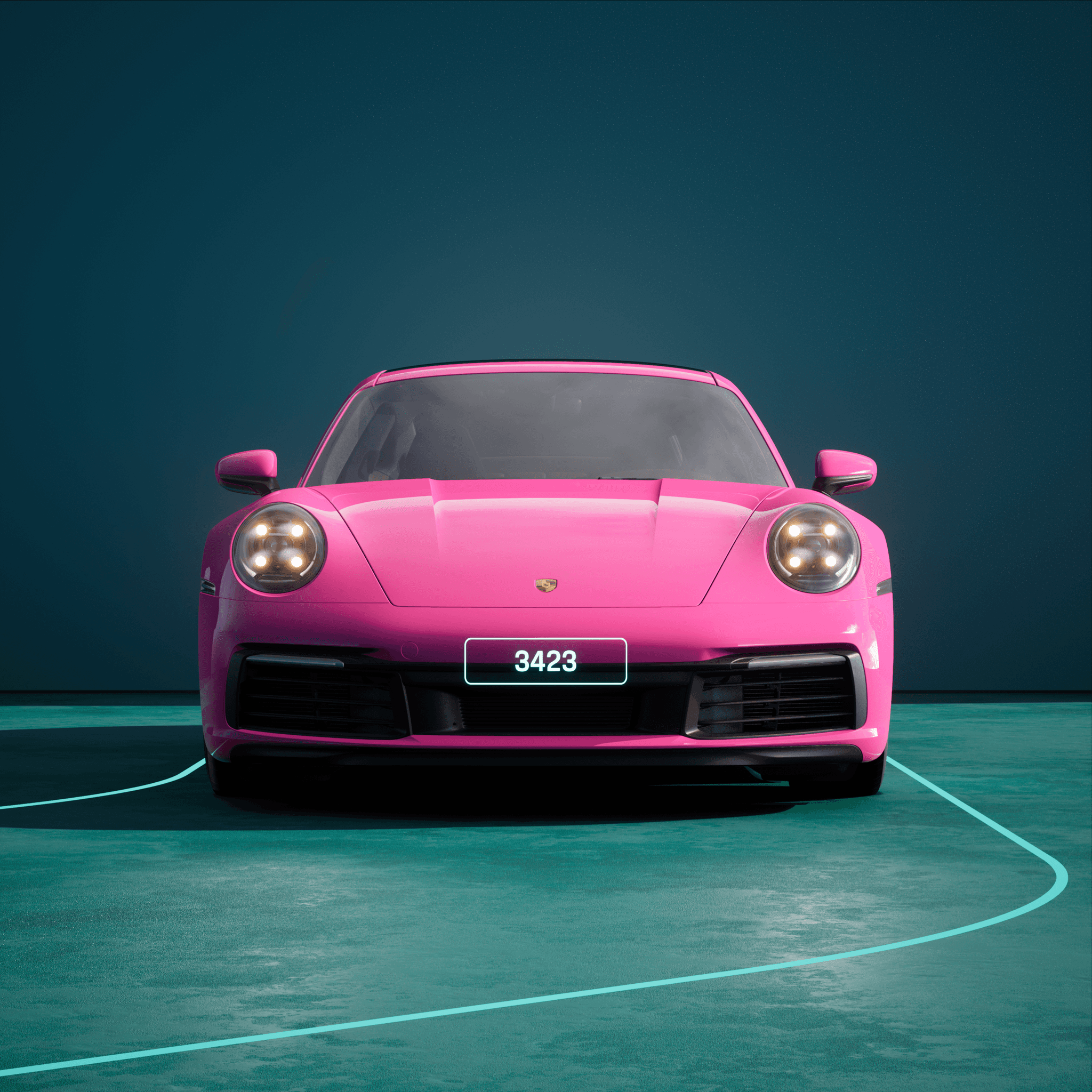 The PORSCHΞ 911 3423 image in phase