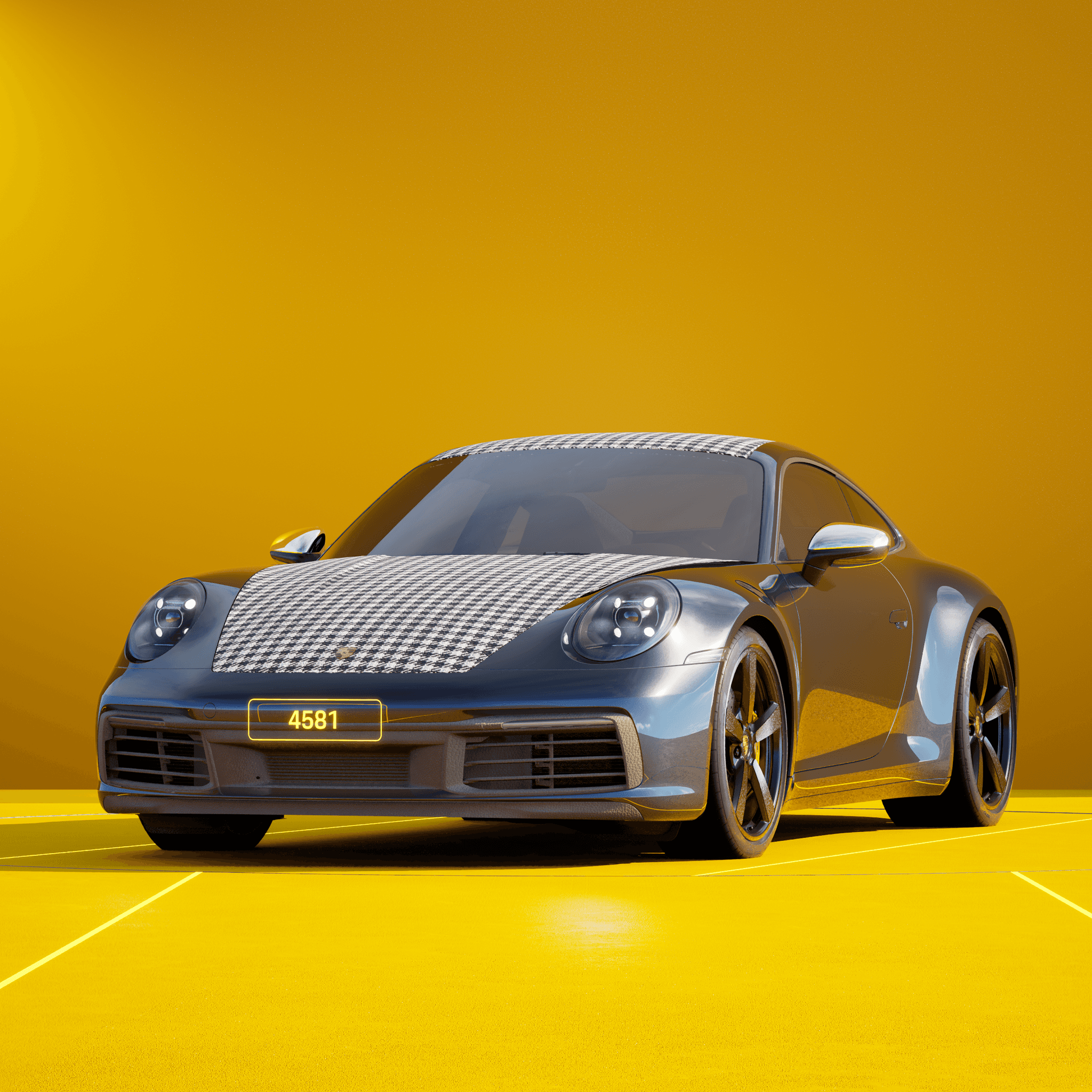 The PORSCHΞ 911 4581 image in phase