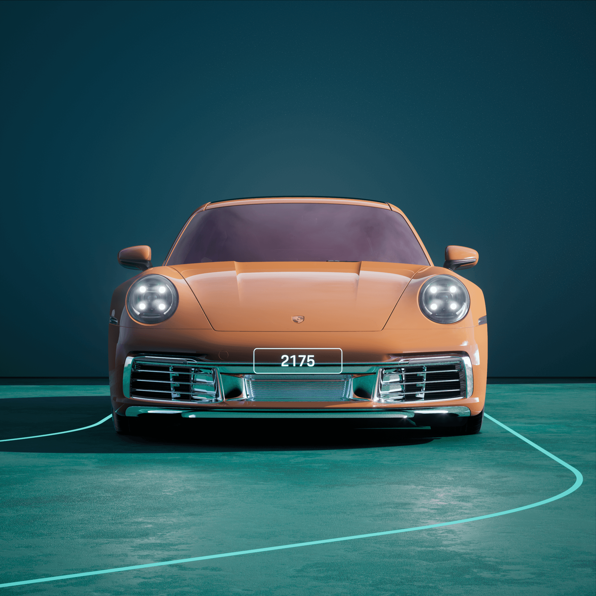 The PORSCHΞ 911 2175 image in phase