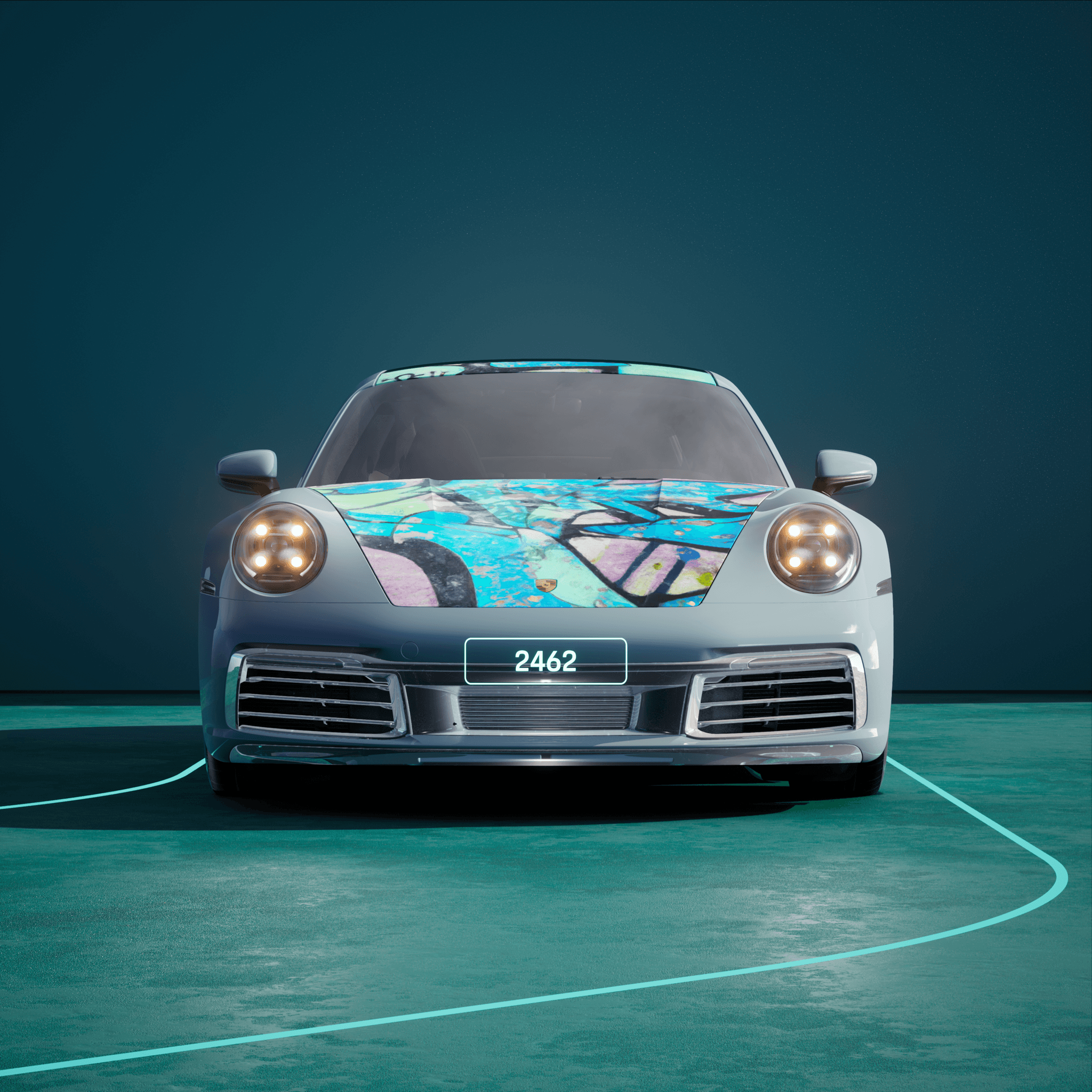 The PORSCHΞ 911 2462 image in phase
