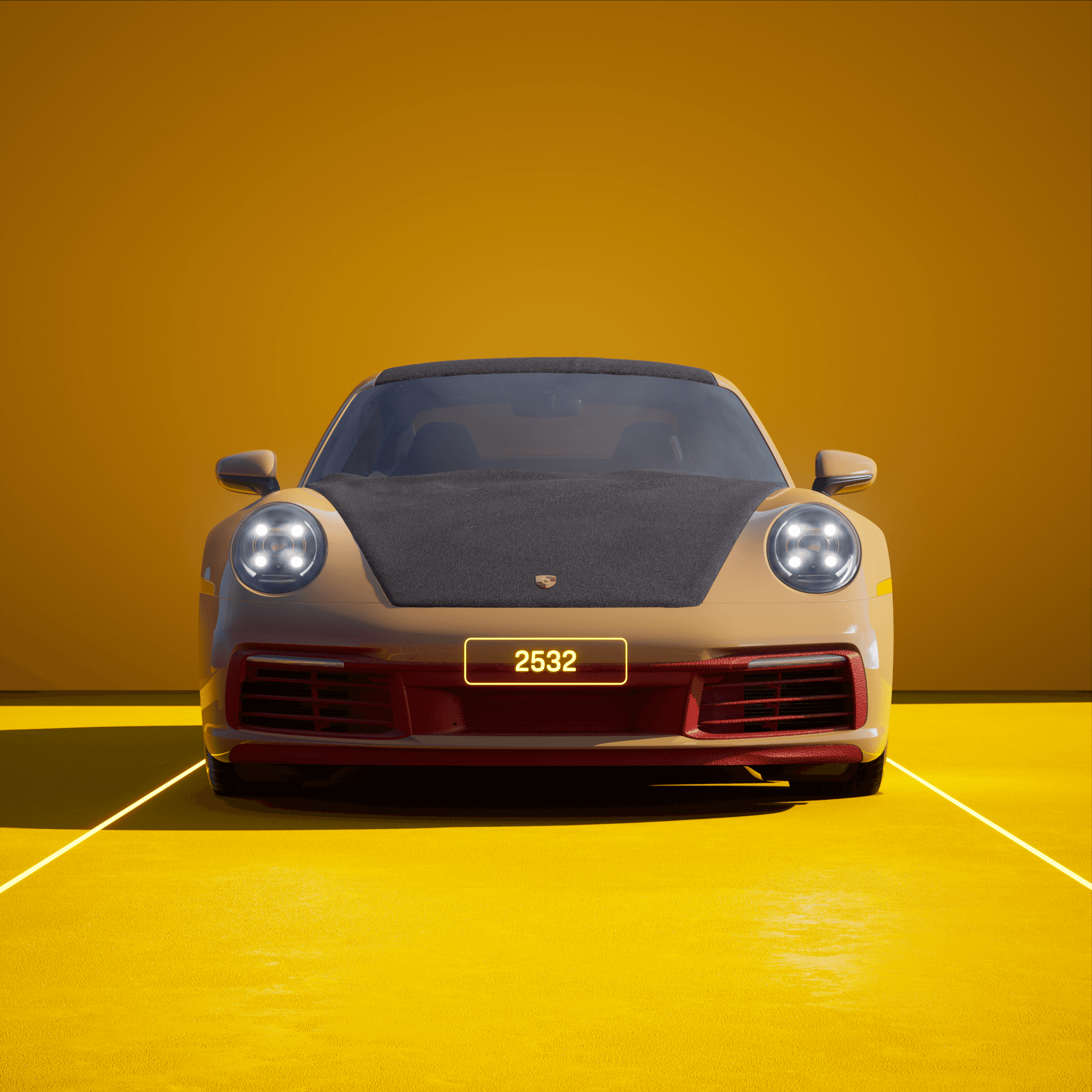 The PORSCHΞ 911 2532 image in phase
